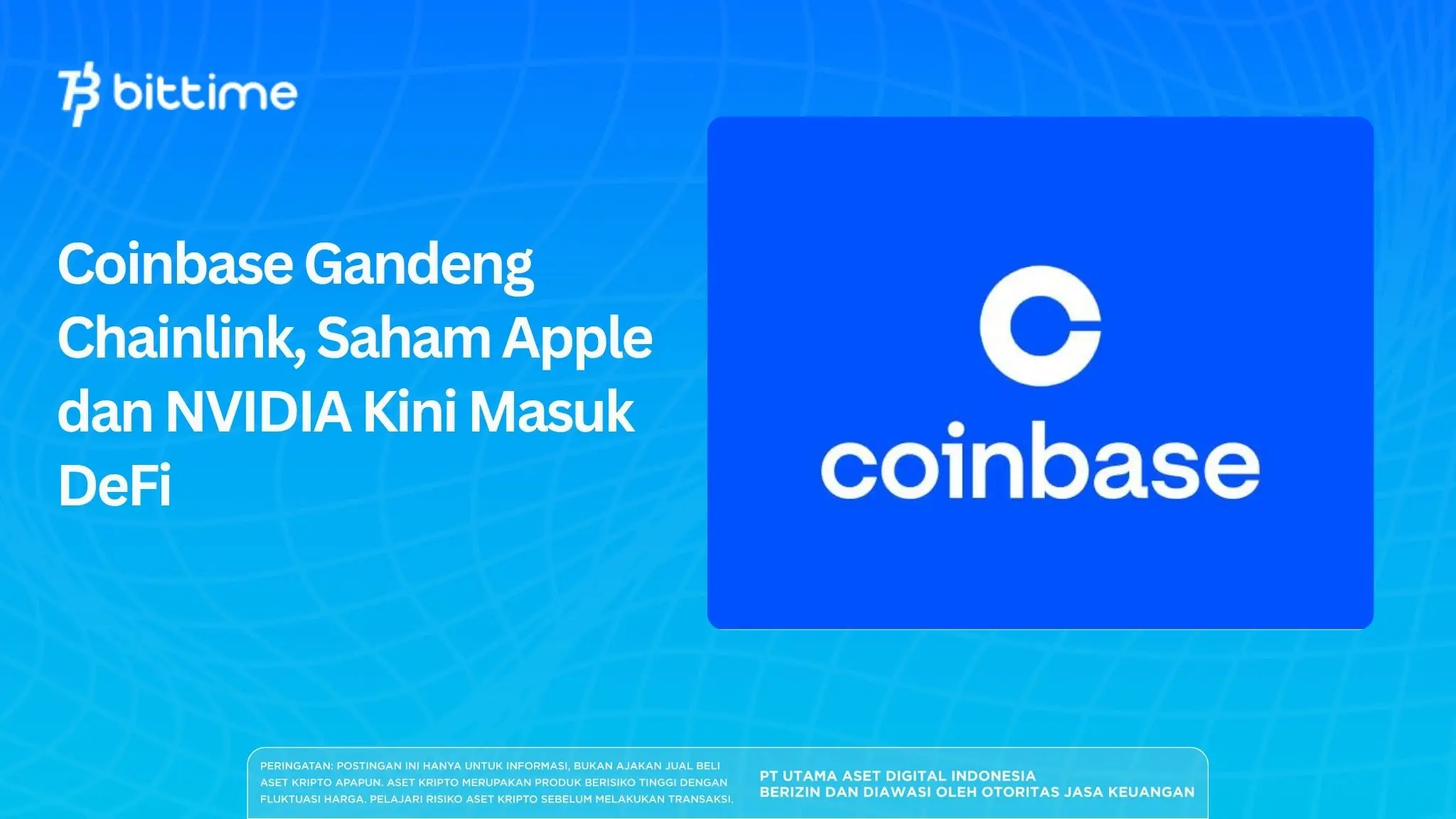 Coinbase Gandeng Chainlink, Saham Apple dan NVIDIA Kini Masuk DeFi
