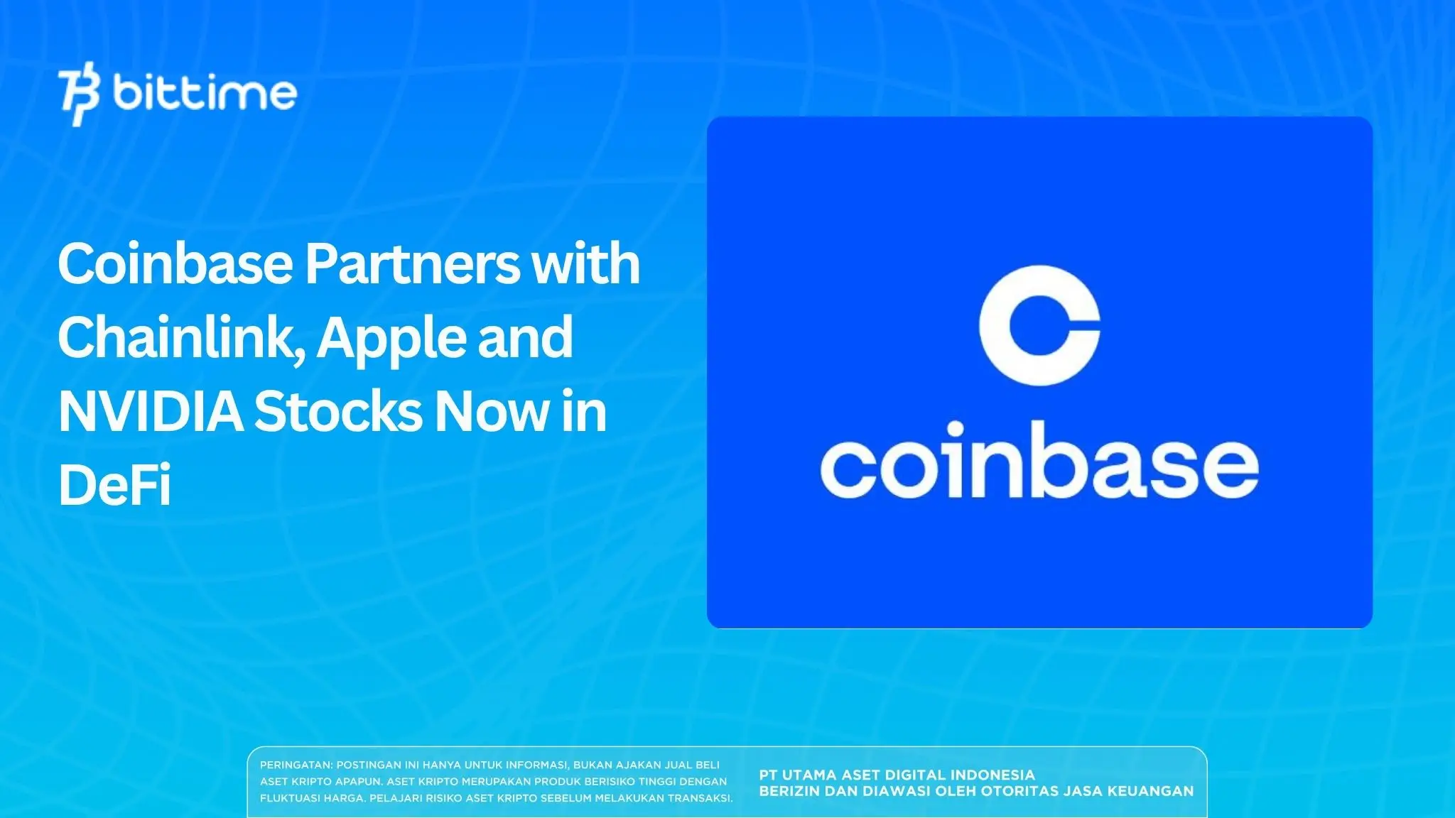 Coinbase Partners with Chainlink, Apple and NVIDIA Stocks Now in DeFi