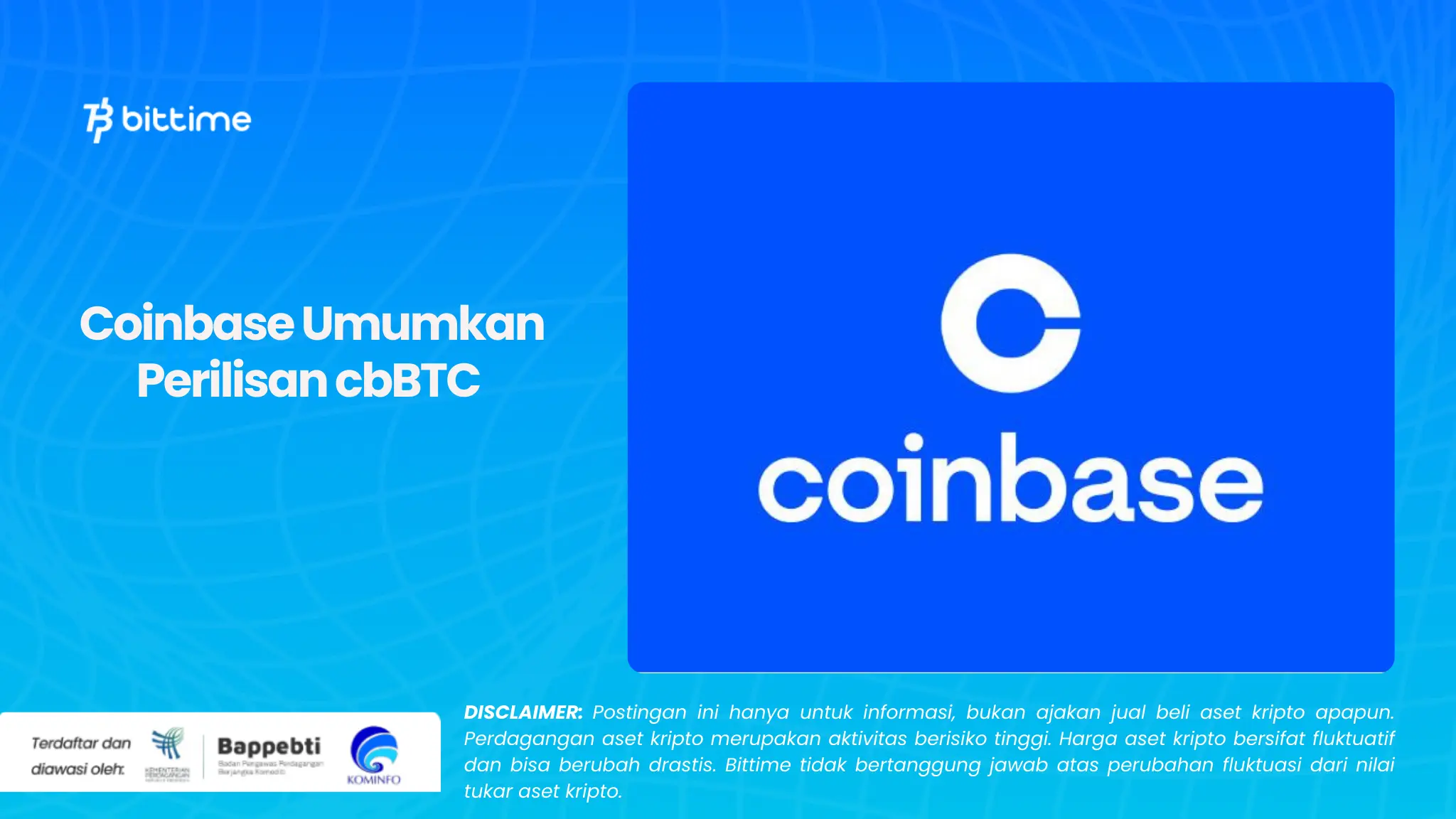 Coinbase Umumkan Perilisan cbBTC 