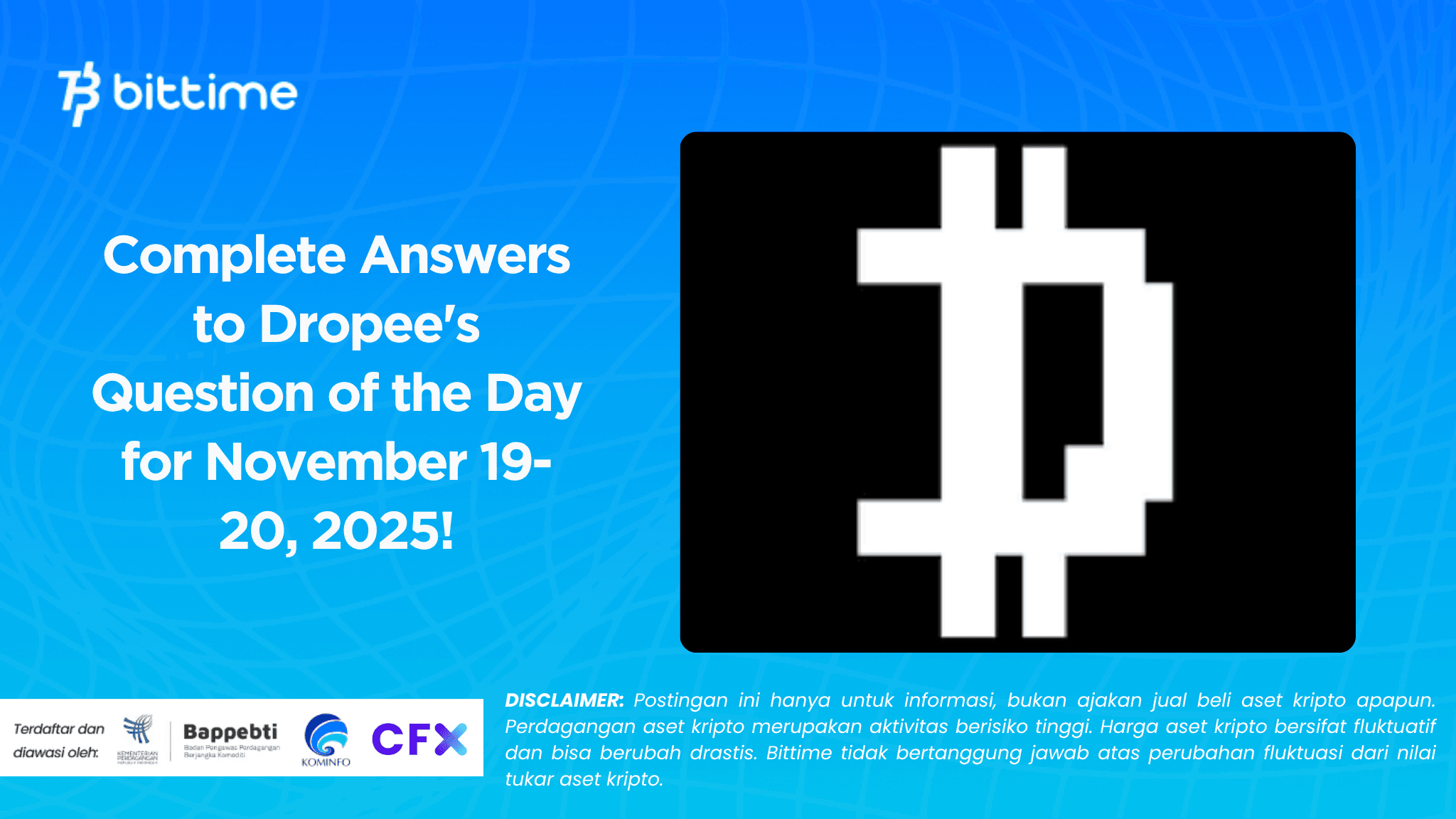 Complete Answers to Dropee's Question of the Day for November 19-20, 2025!