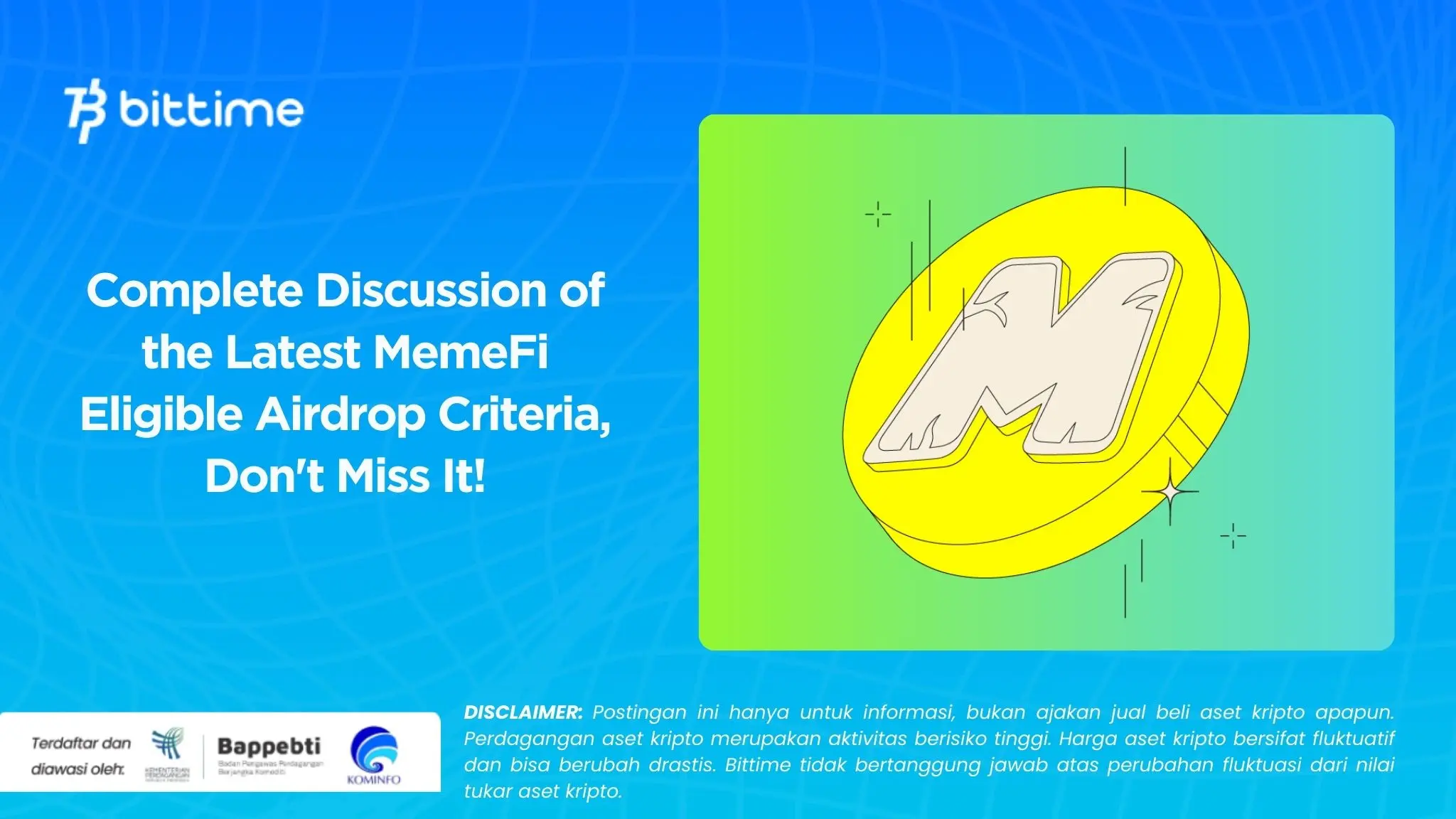 Complete Discussion of the Latest MemeFi Eligible Airdrop Criteria, Don't Miss It!.webp