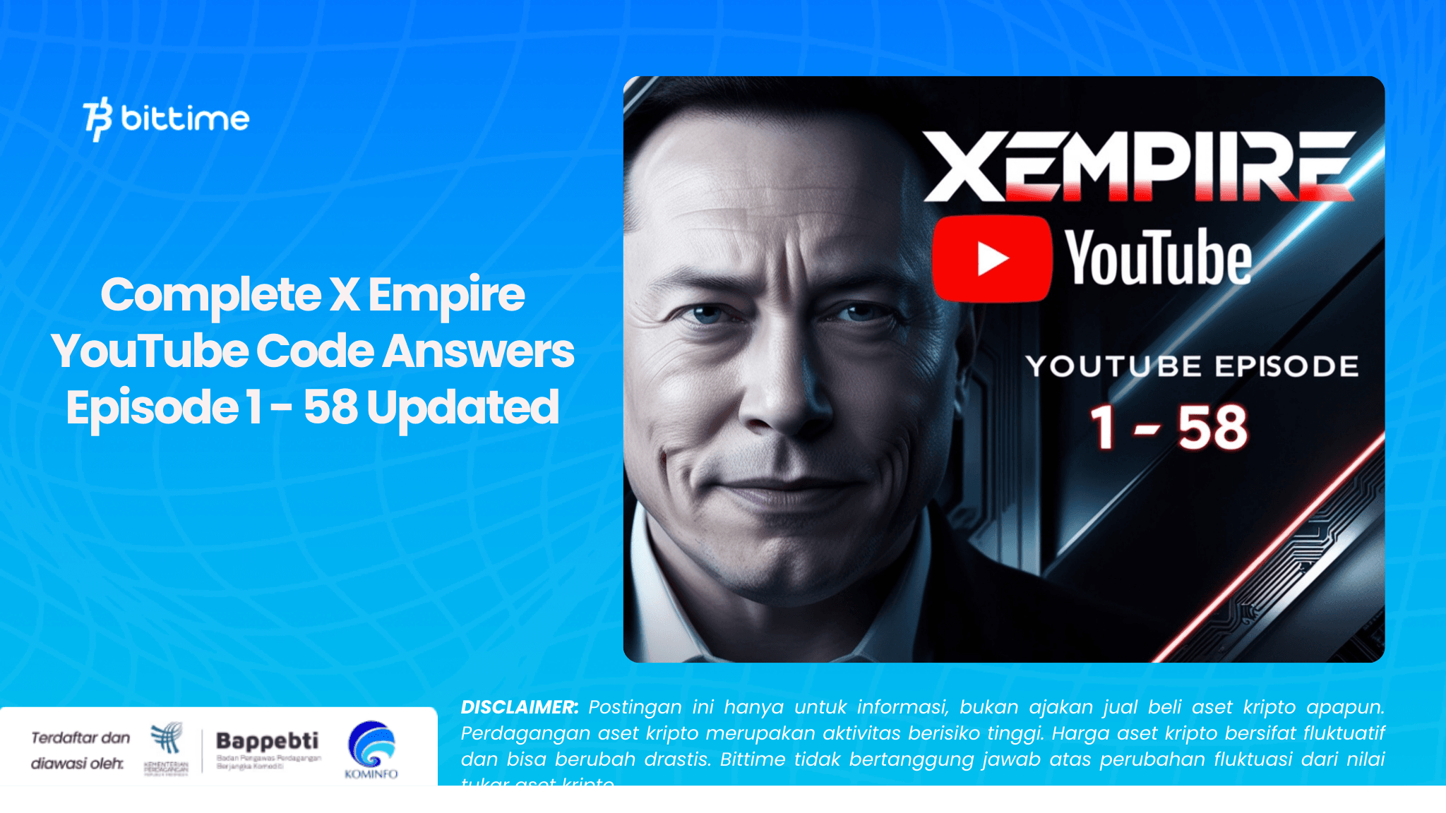 Complete X Empire YouTube Code Answers Episode 1 - 58 Updated.png