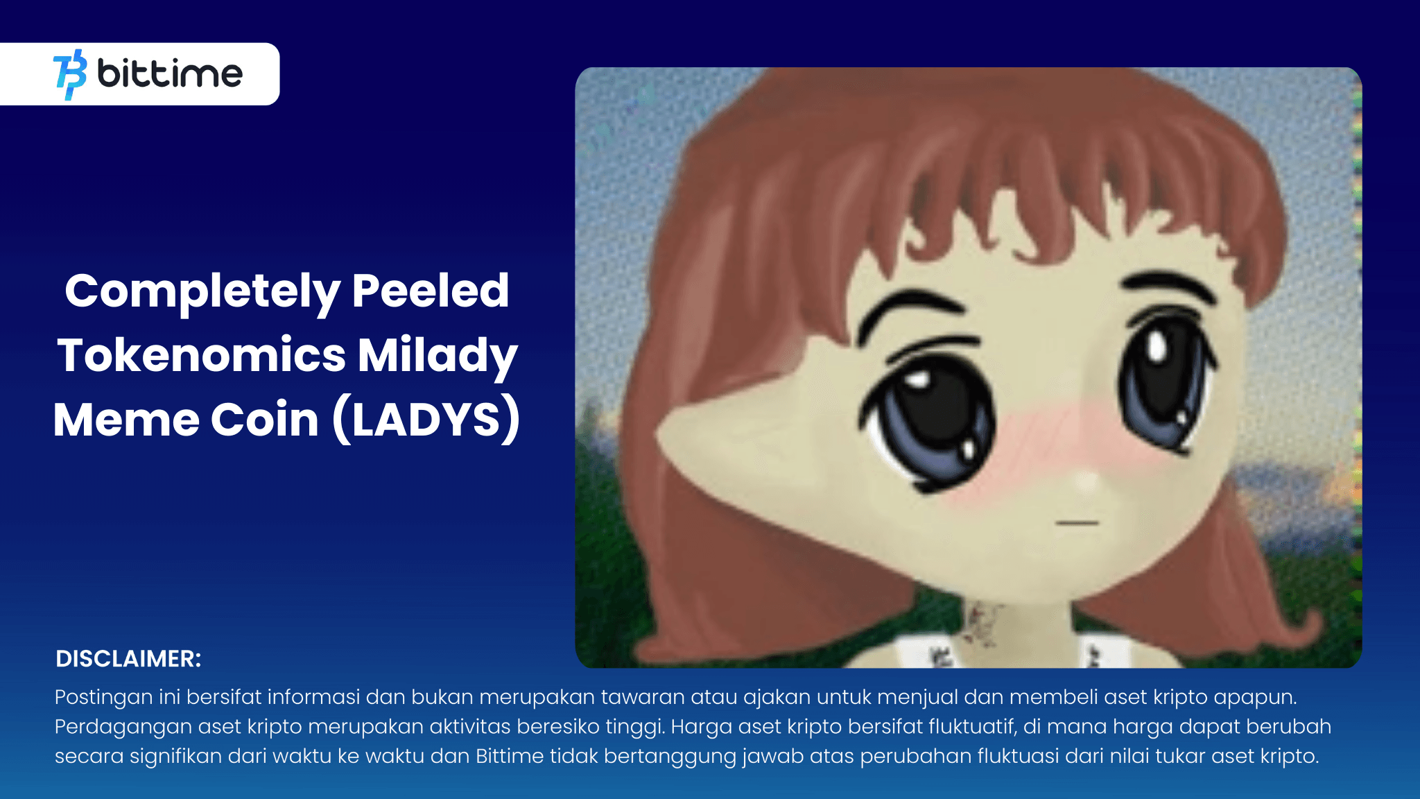 Completely Peeled Tokenomics Milady Meme Coin (LADYS)