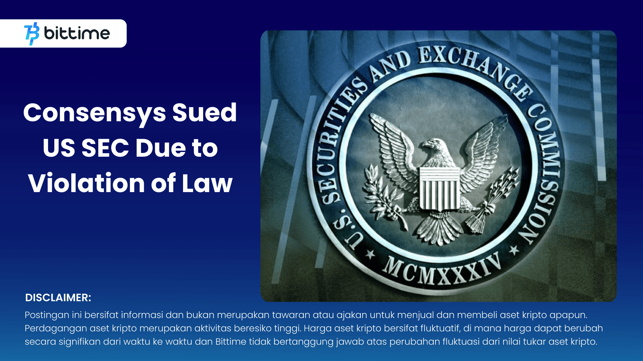 Consensys Sued US SEC Due to Violation of Law