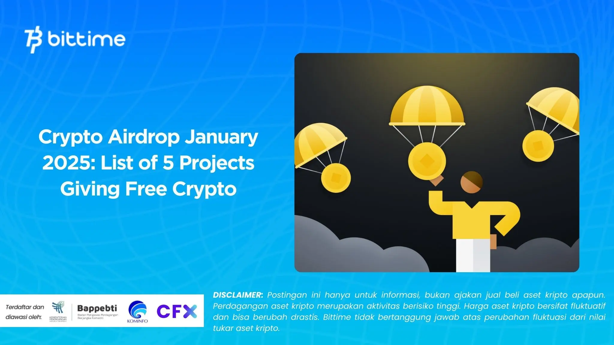 Crypto Airdrop January 2025 List of 5 Projects Giving Free Crypto.