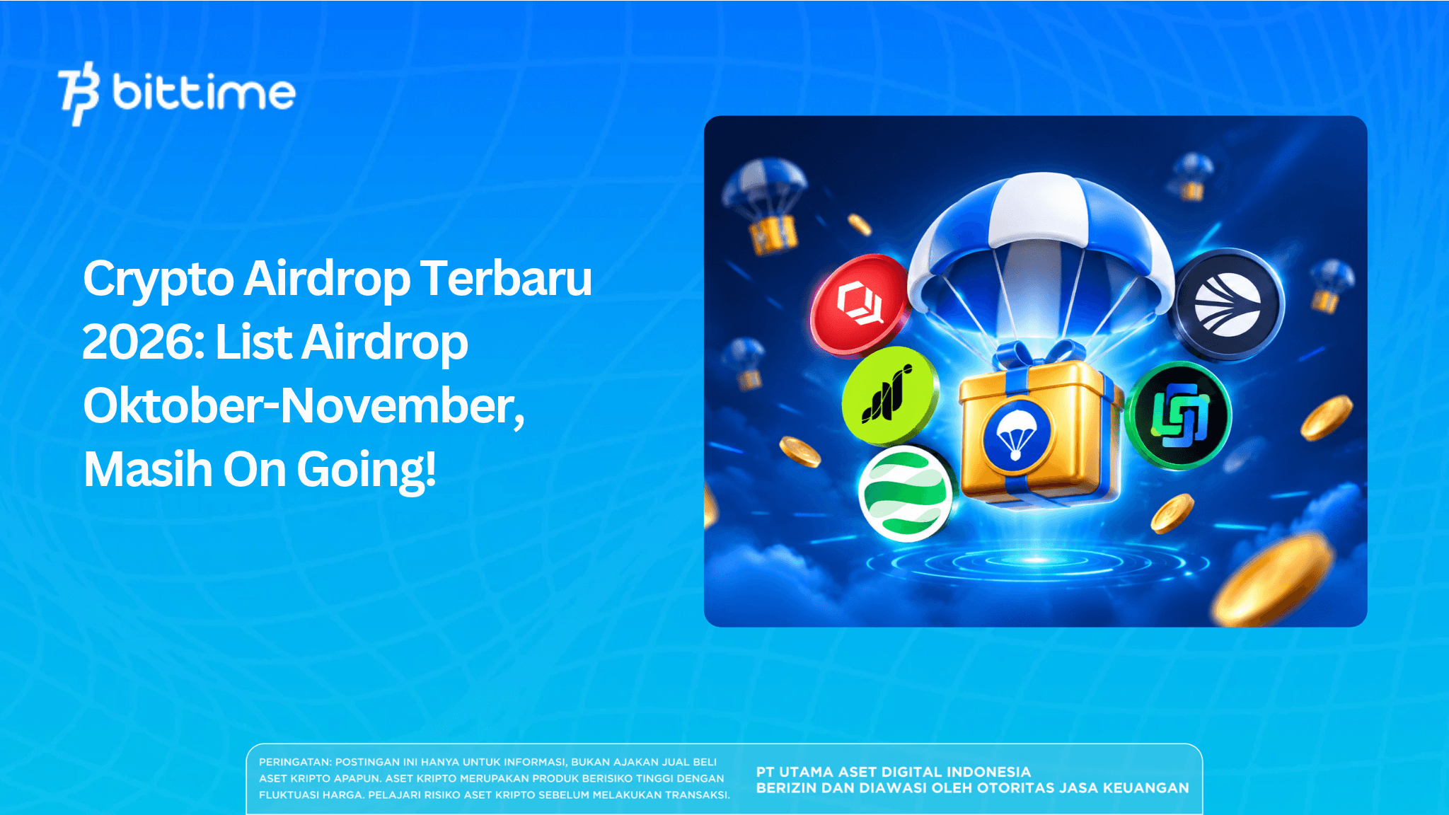 Crypto Airdrop Terbaru 2026: List Airdrop Oktober-November, Masih On Going!