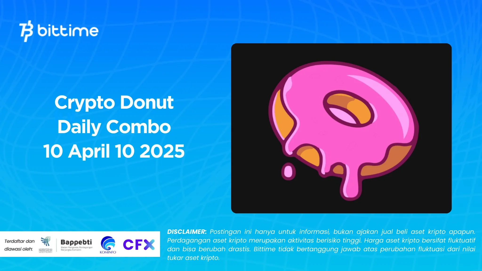 Crypto Donut Daily Combo 10 April 2025