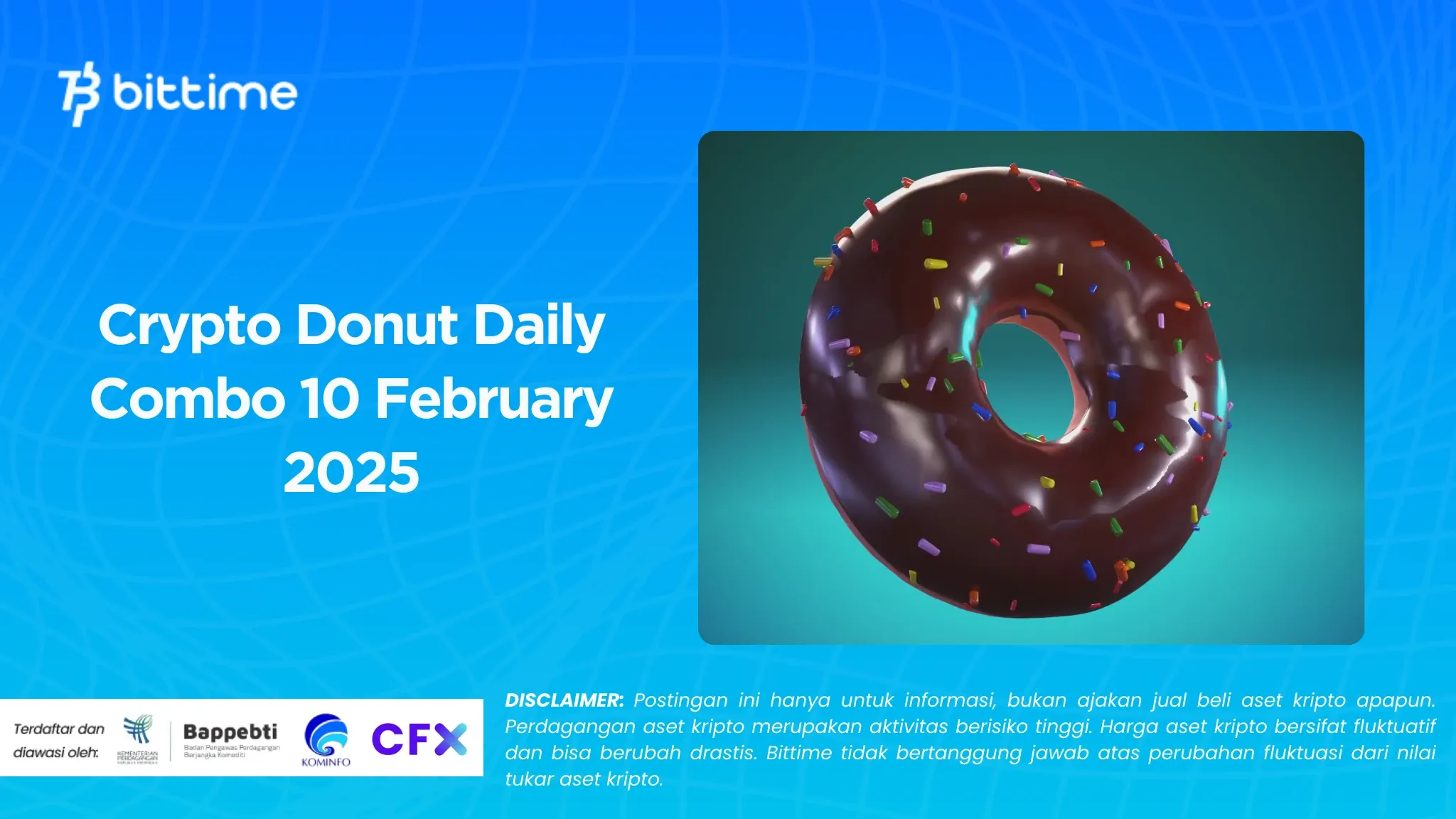 Crypto Donut Daily Combo 10 Februari 2025