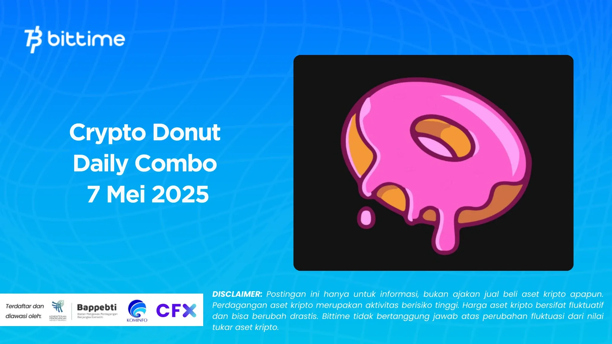 Crypto Donut Daily Combo 7 Mei 2025