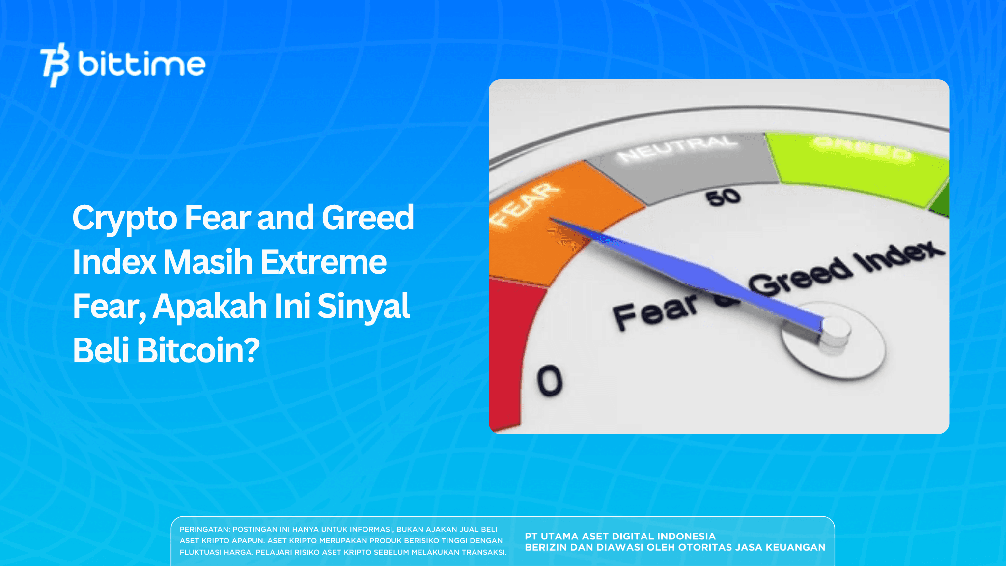 Fear and Greed Index Extreme Fear, BTC Buy Signal?