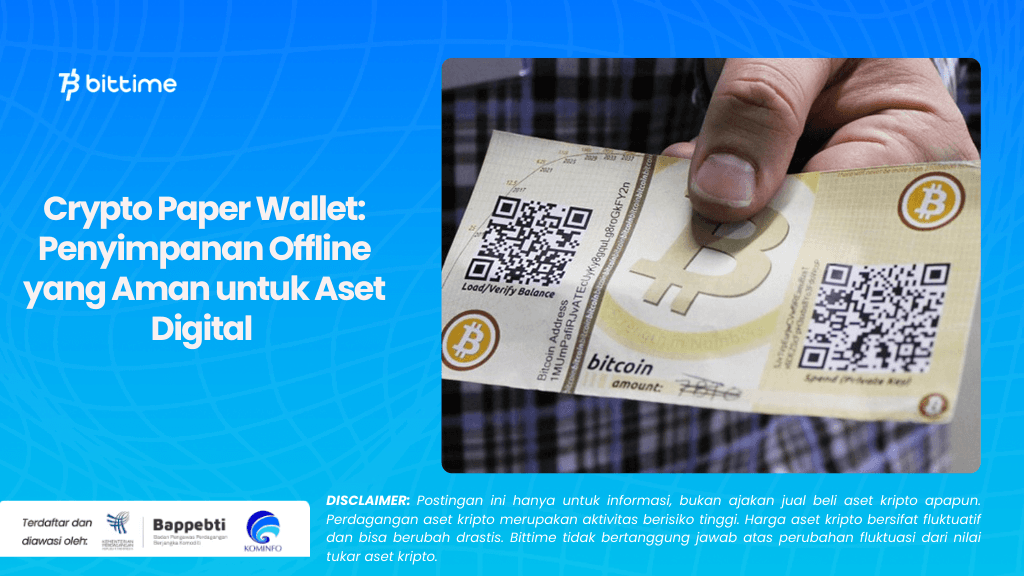 Crypto Paper Wallet Penyimpanan Offline yang Aman untuk Aset Digital 