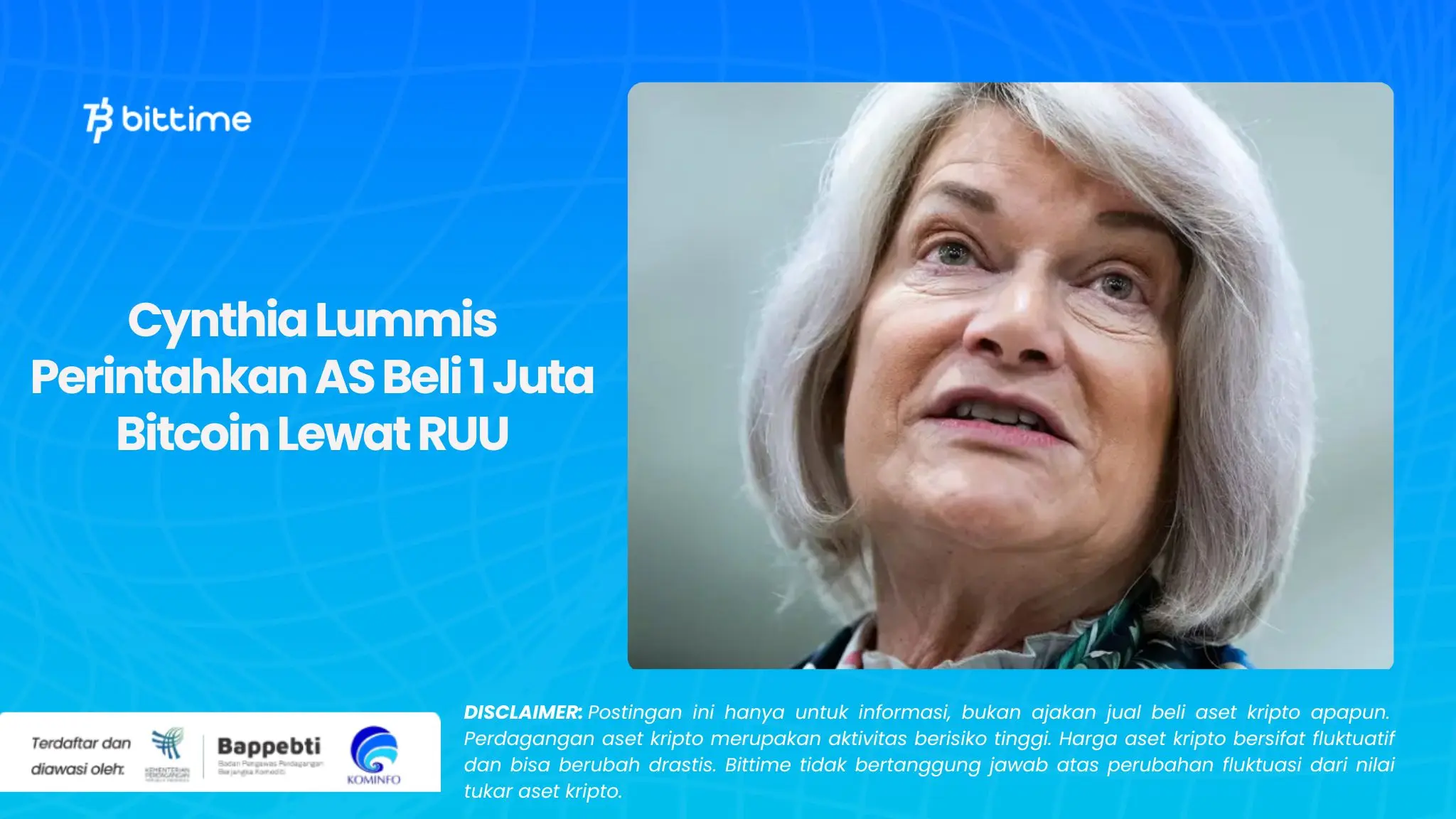 Cynthia Lummis Perintahkan AS Beli 1 Juta Bitcoin Lewat RUU.webp