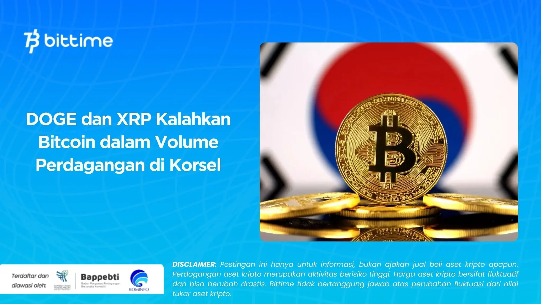 DOGE dan XRP Kalahkan Bitcoin dalam Volume Perdagangan di Korsel.webp