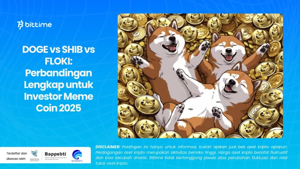 DOGE vs SHIB vs FLOKI Perbandingan Lengkap untuk Investor Meme Coin 2025