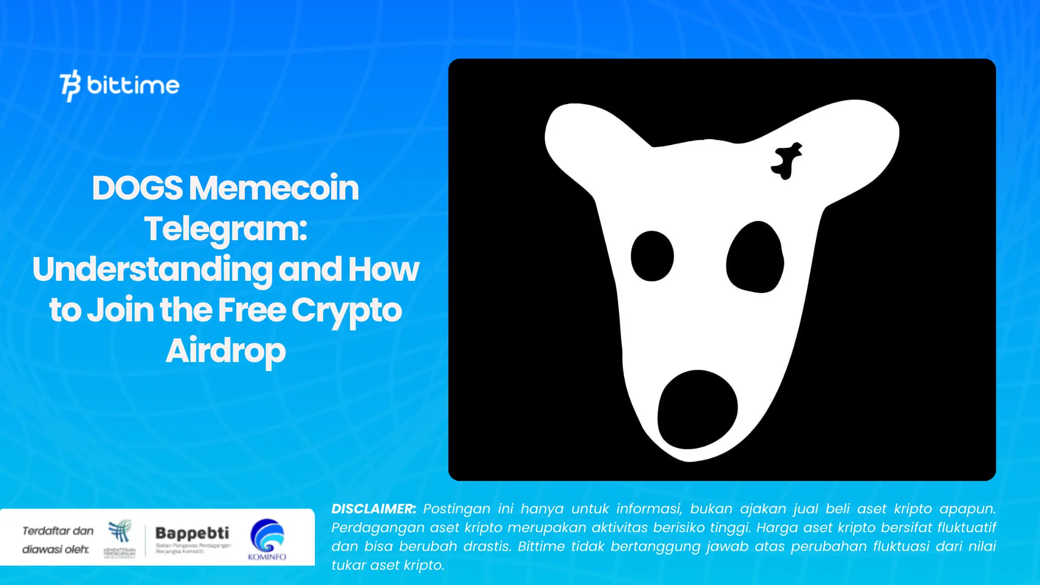 DOGS Memecoin Telegram: Pengertian dan Cara Join Airdrop Kripto Gratis