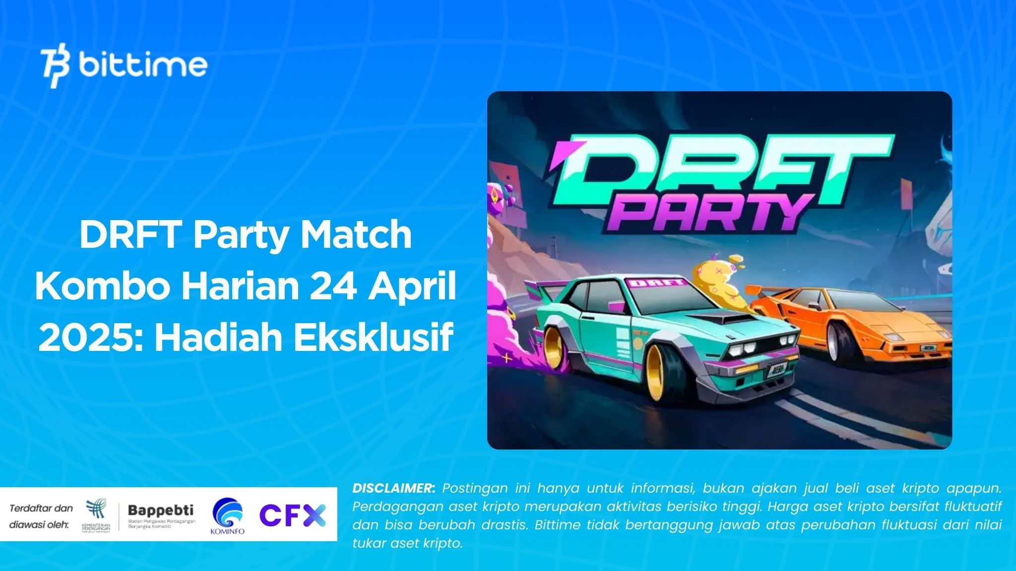 DRFT Party Match Kombo Harian 24 April 2025 Hadiah Eksklusif.