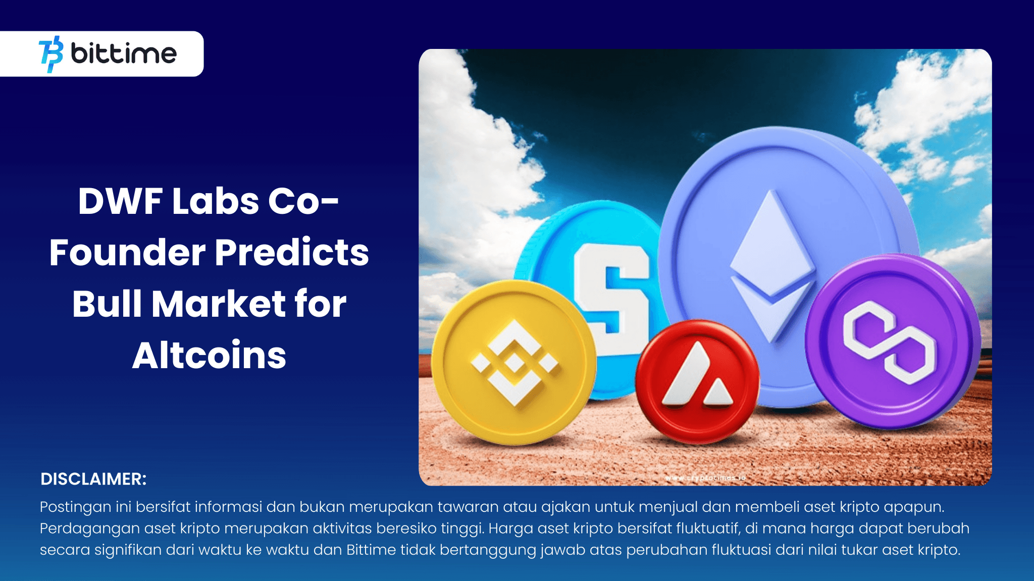 DWF Labs Co-Founder Predicts Bull Market for Altcoins