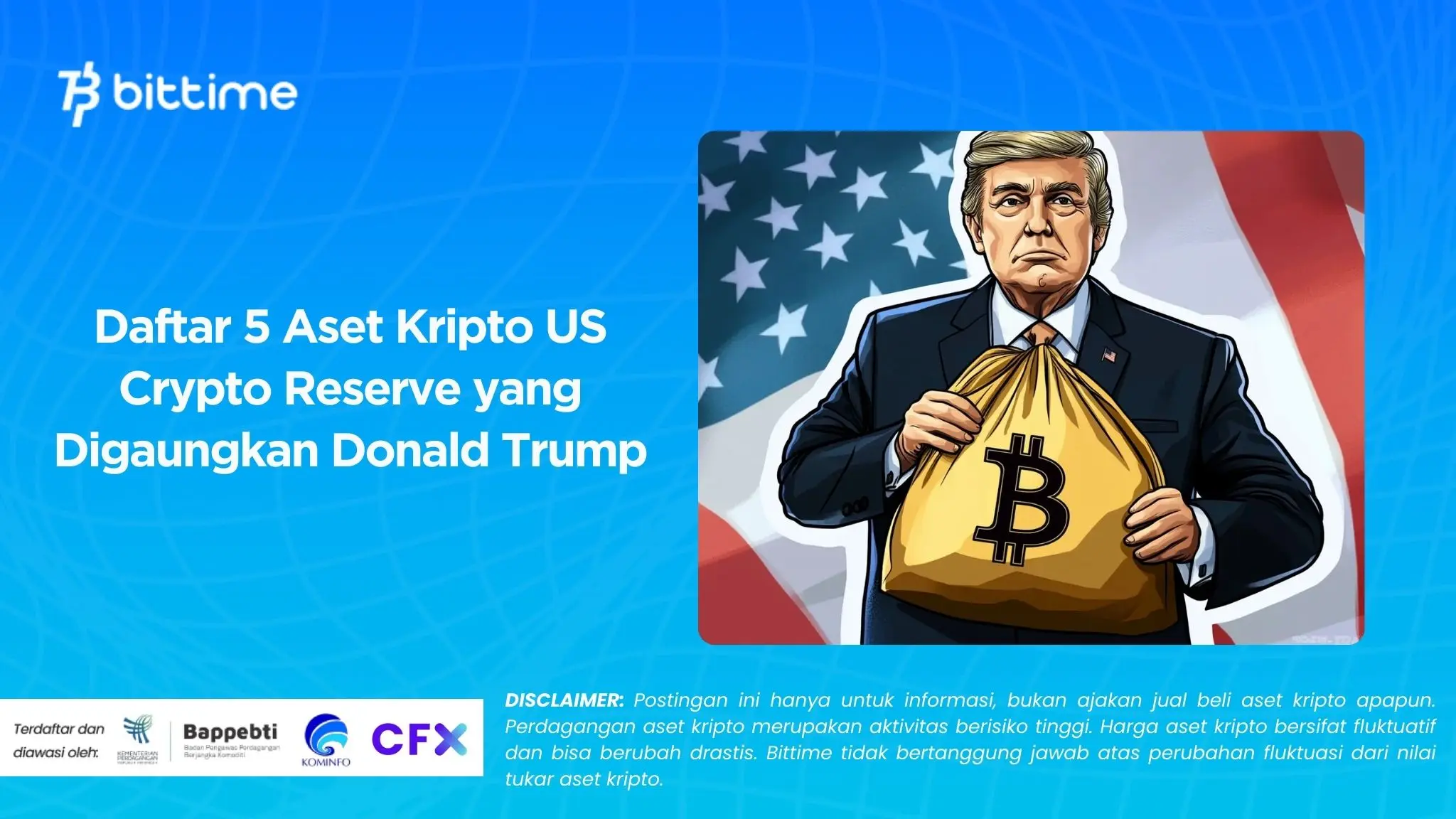 Daftar 5 Aset Kripto US Crypto Reserve yang Digaungkan Donald Trump.
