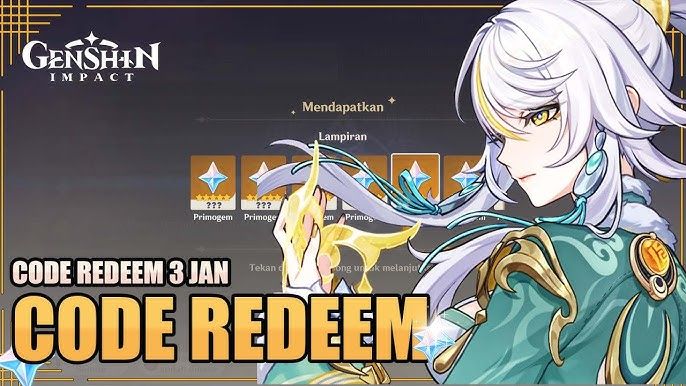 Daftar Kode Genshin Impact Januari 2026