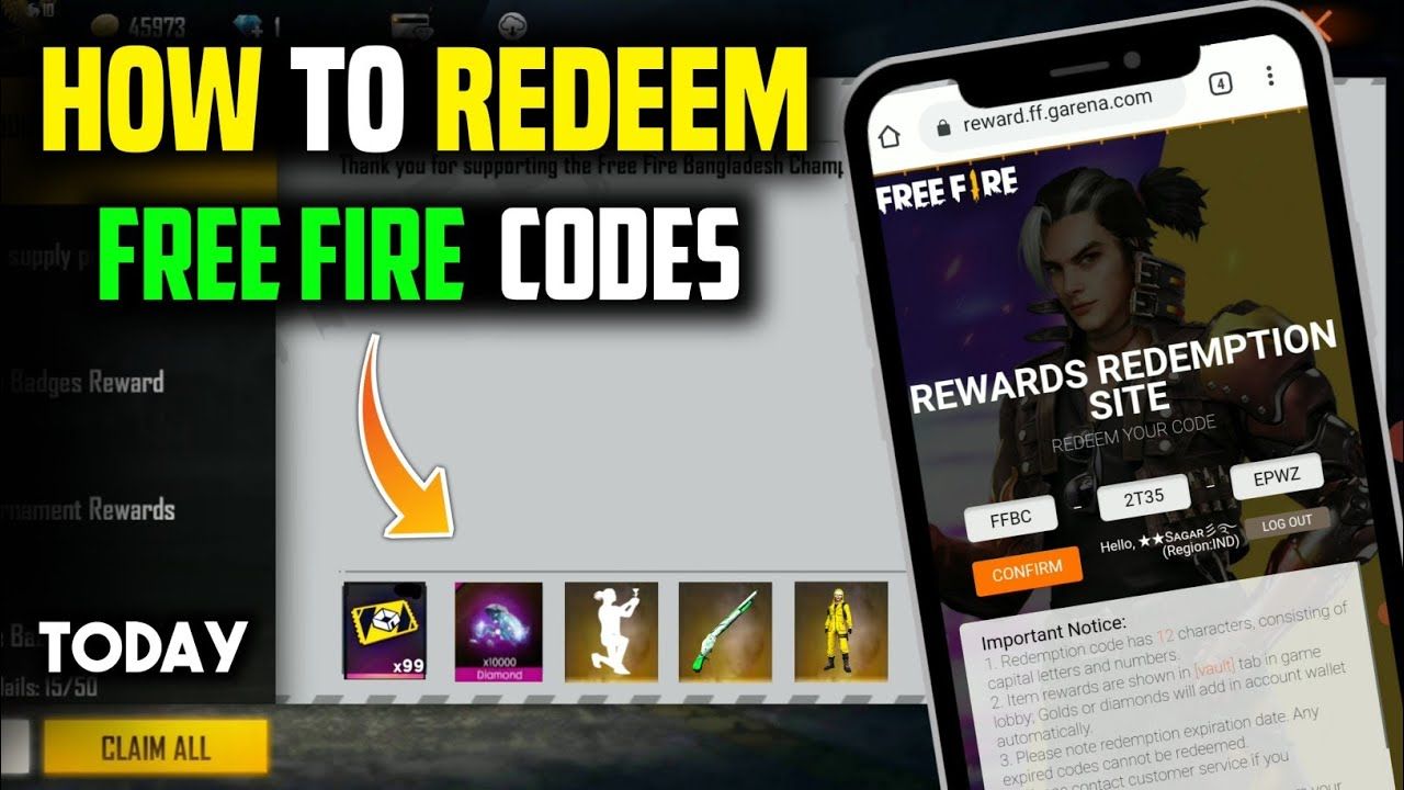 Daftar Kode Redeem Free Fire (FF) Desember 2025 Terbaru
