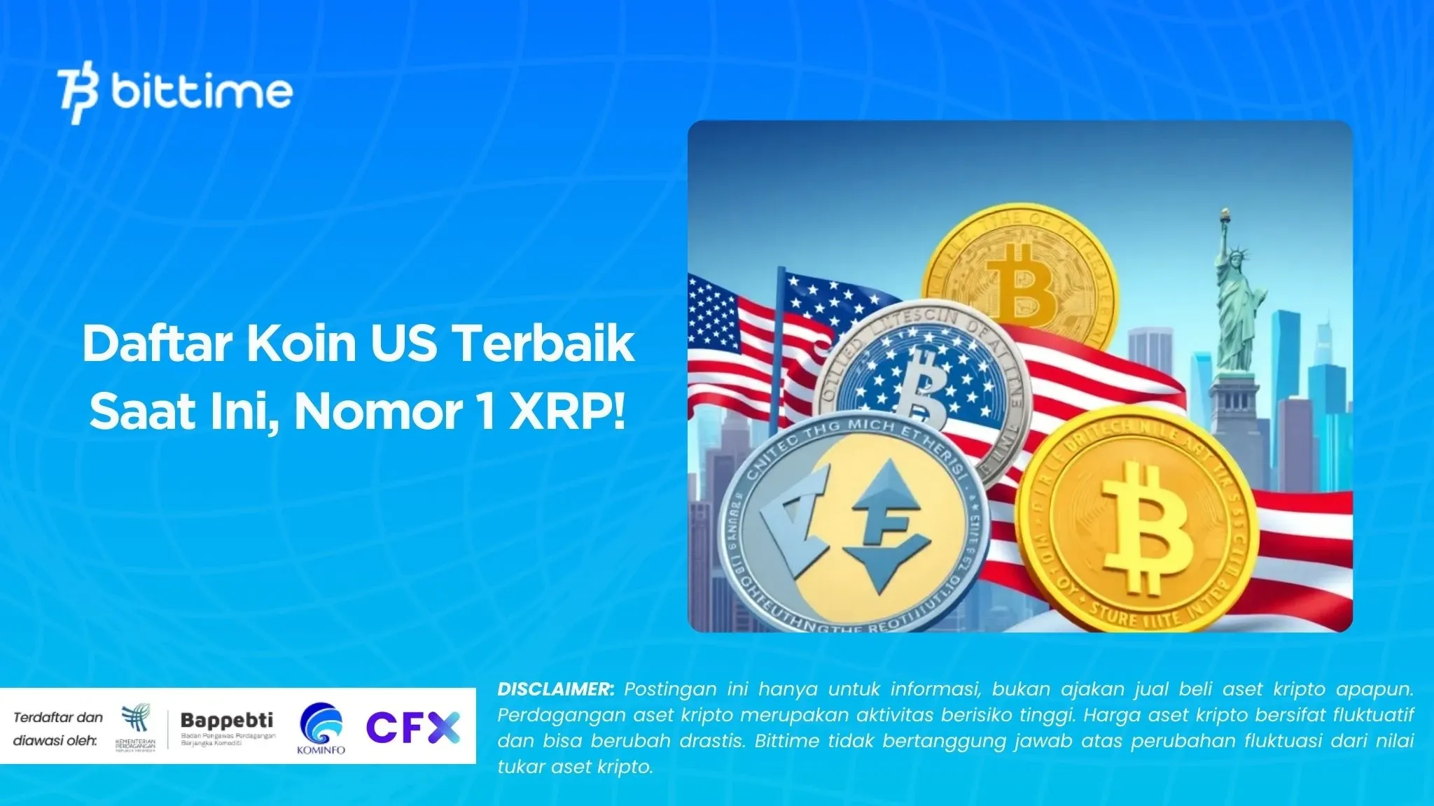 Daftar Koin US Terbaik Saat Ini, Nomor 1 XRP!.webp