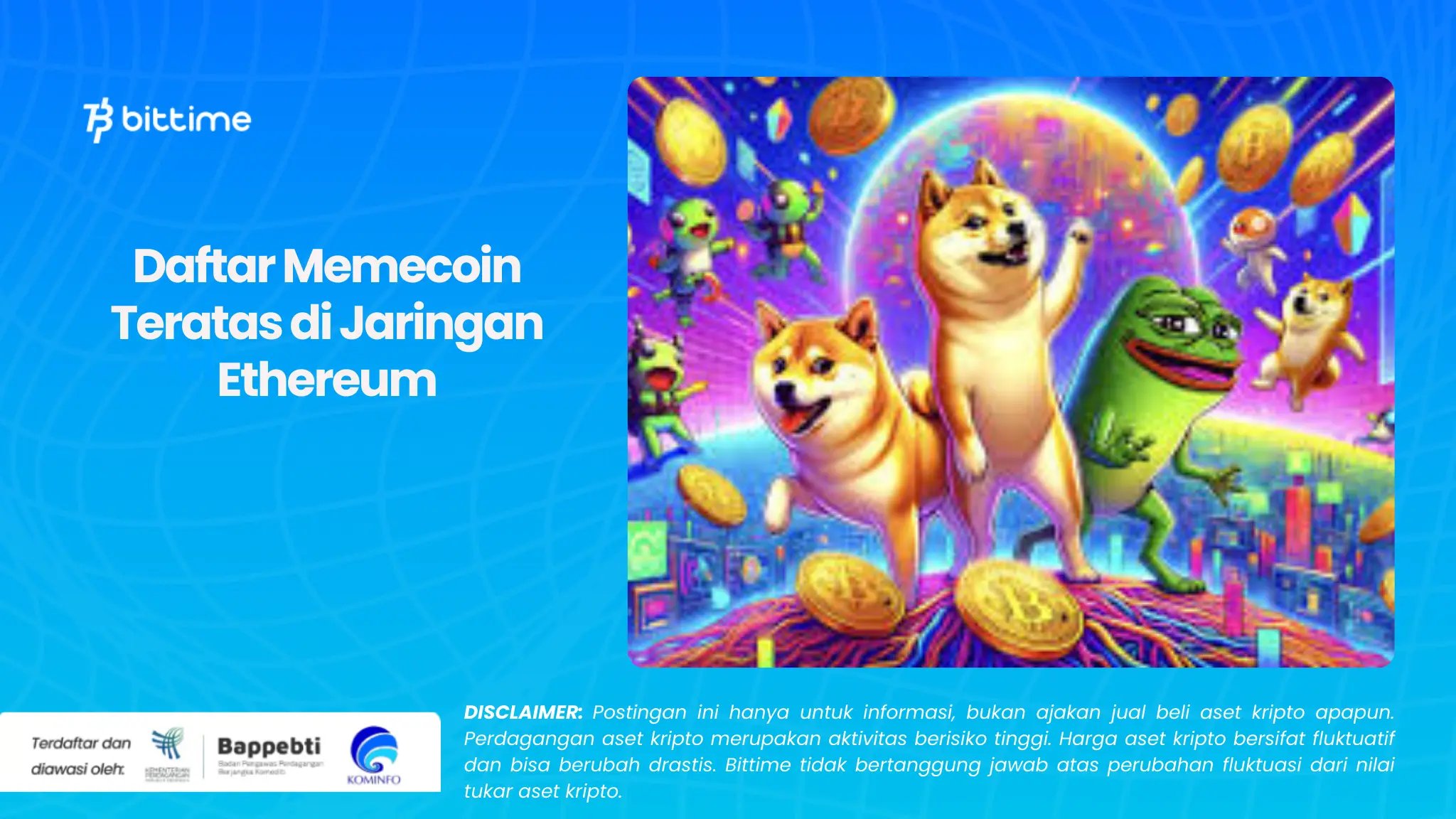 Daftar Memecoin Teratas di Jaringan Ethereum