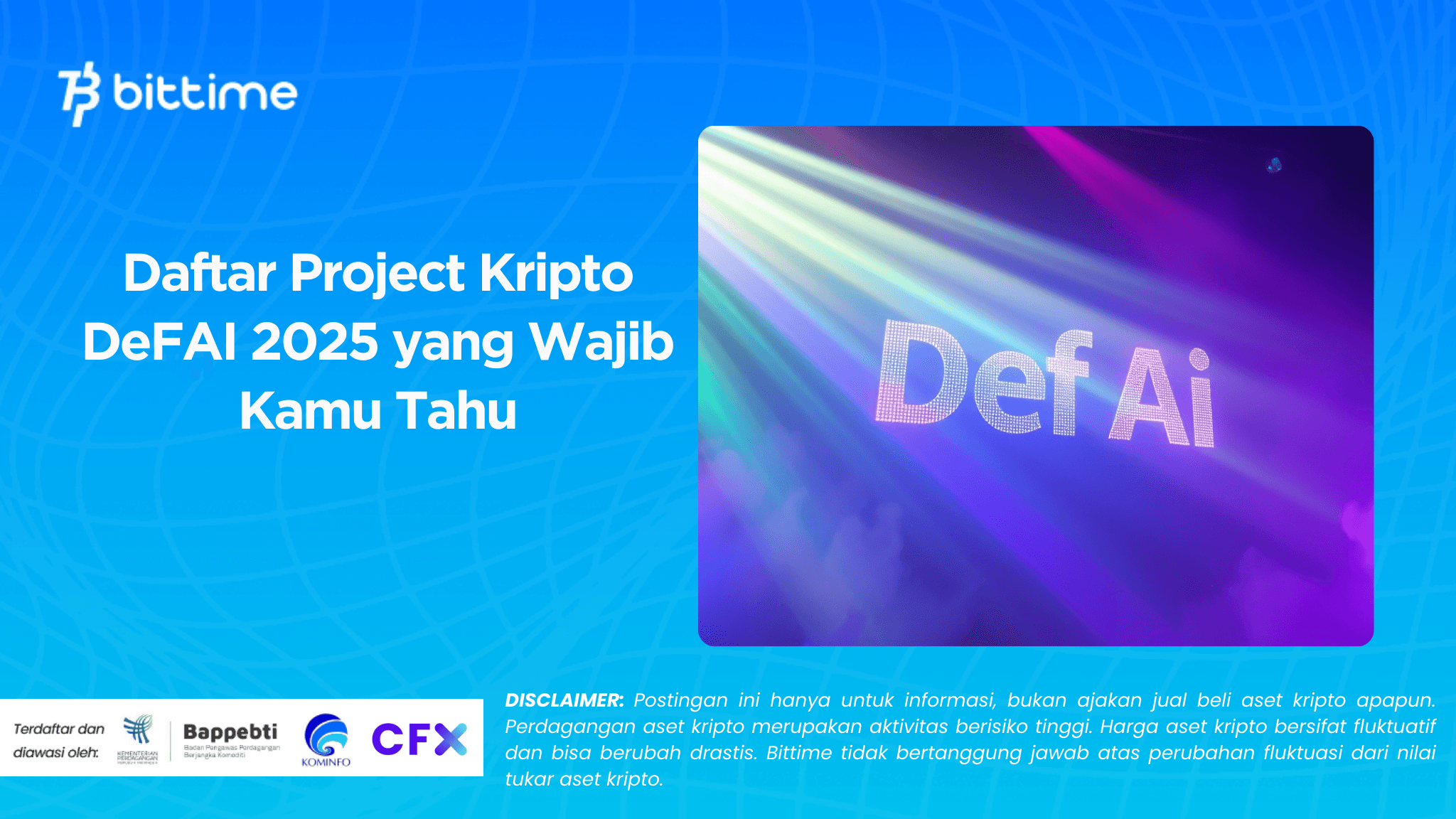 Daftar Project Kripto DeFAI 2025 yang Wajib Kamu Tahu