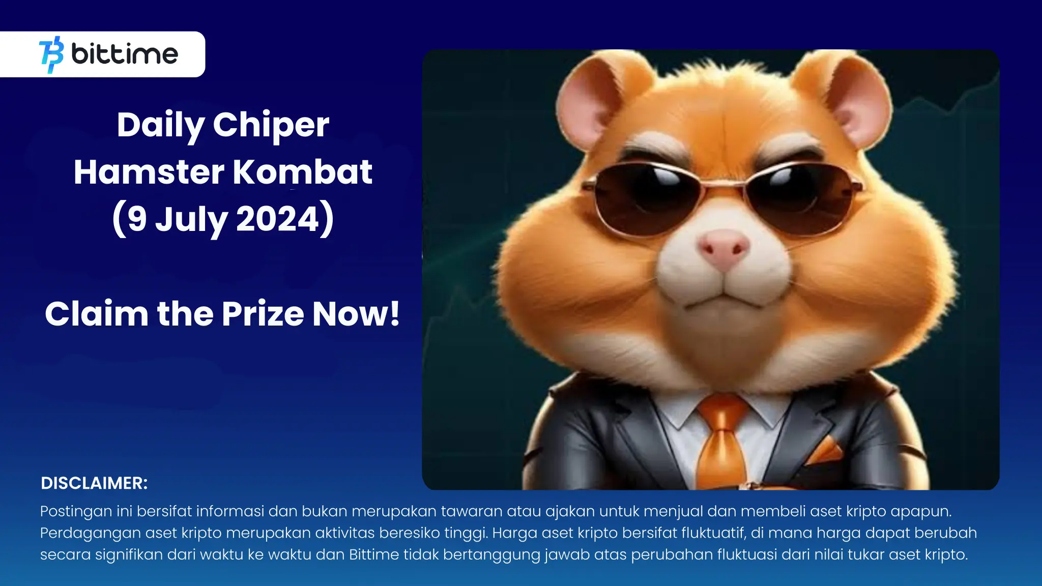 Daily Chiper Hamster Kombat 9 Juli 2024 - Bittime