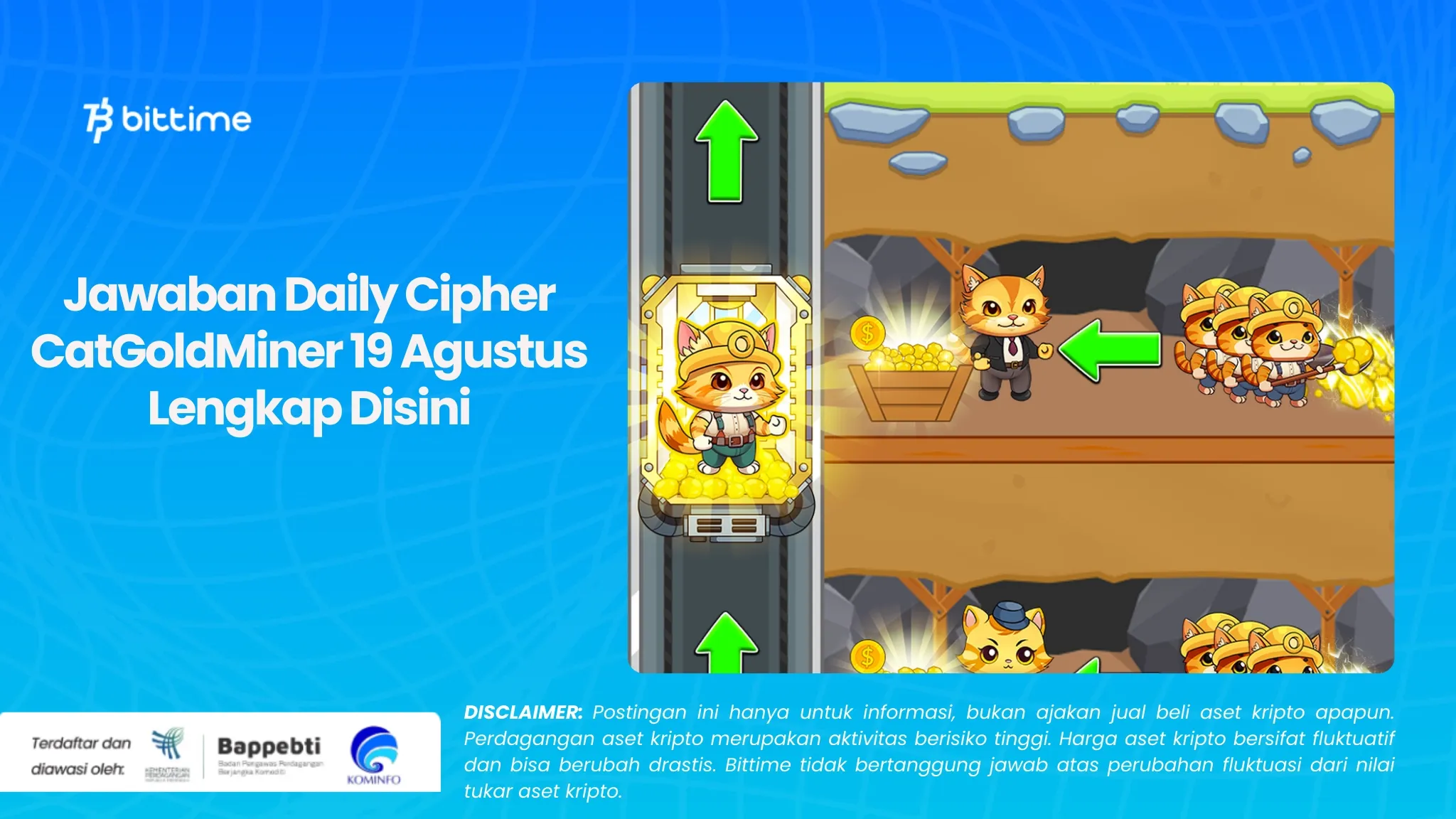 Daily Cipher CatGoldMiner 19 Agustus
