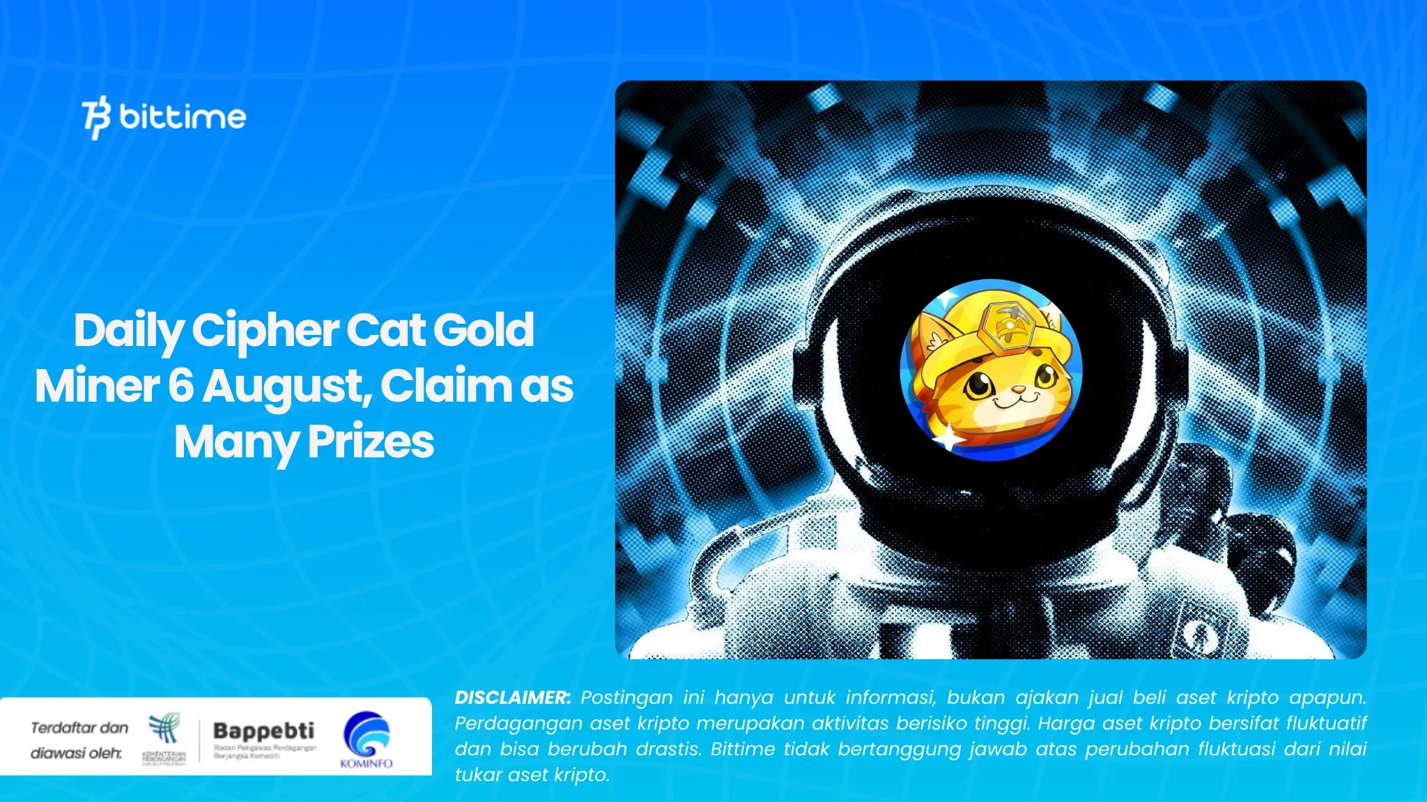 Daily Cipher Cat Gold Miner 6 Agustus