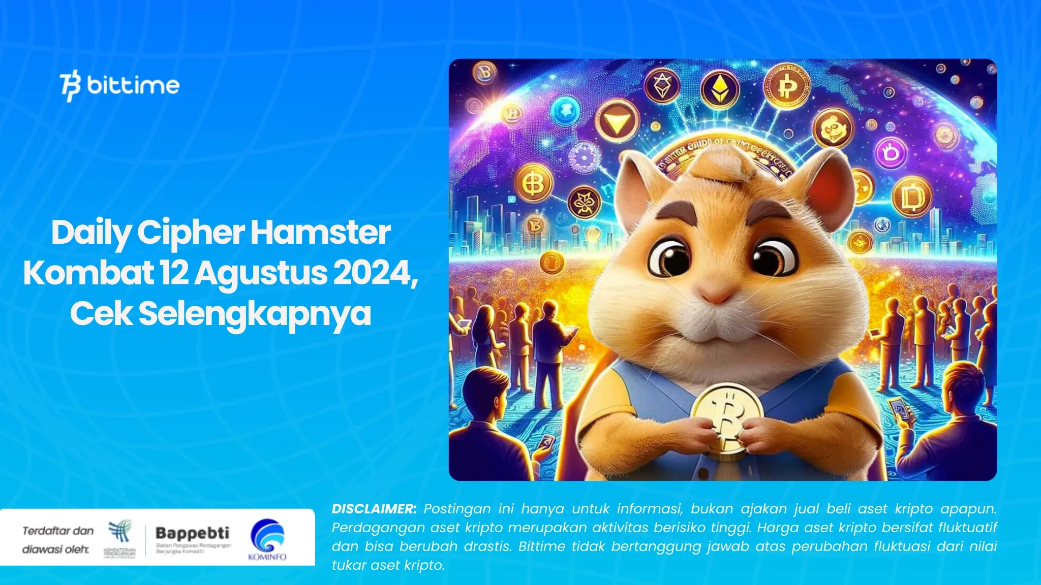 Daily Cipher Hamster Kombat 12 Agustus 2024, Cek Selengkapnya