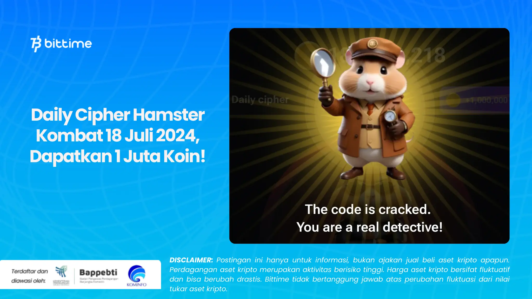 Daily Cipher Hamster Kombat 18 Juli 2024, Dapatkan 1 Juta Koin!.webp