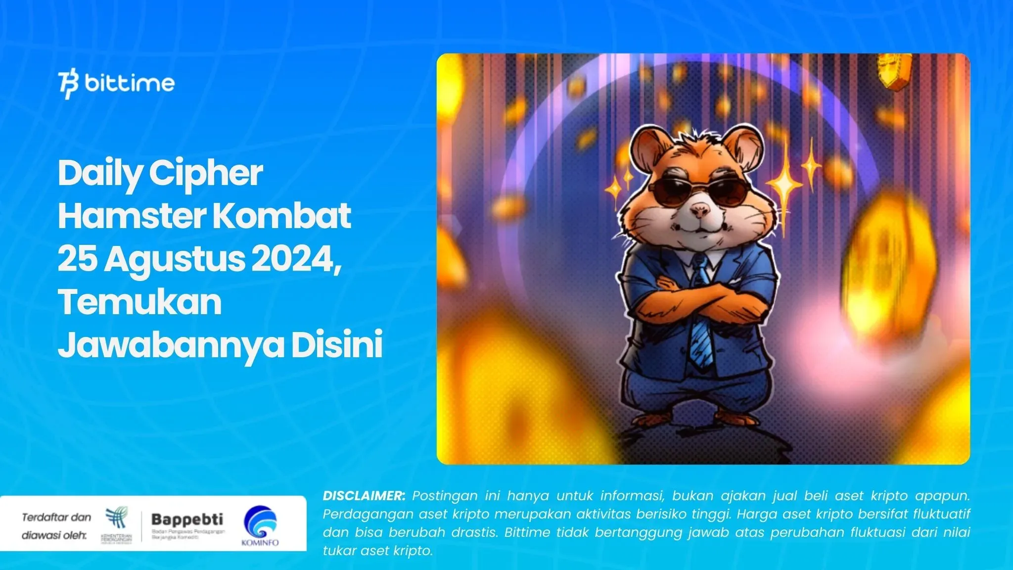 Daily Cipher Hamster Kombat 25 Agustus 2024