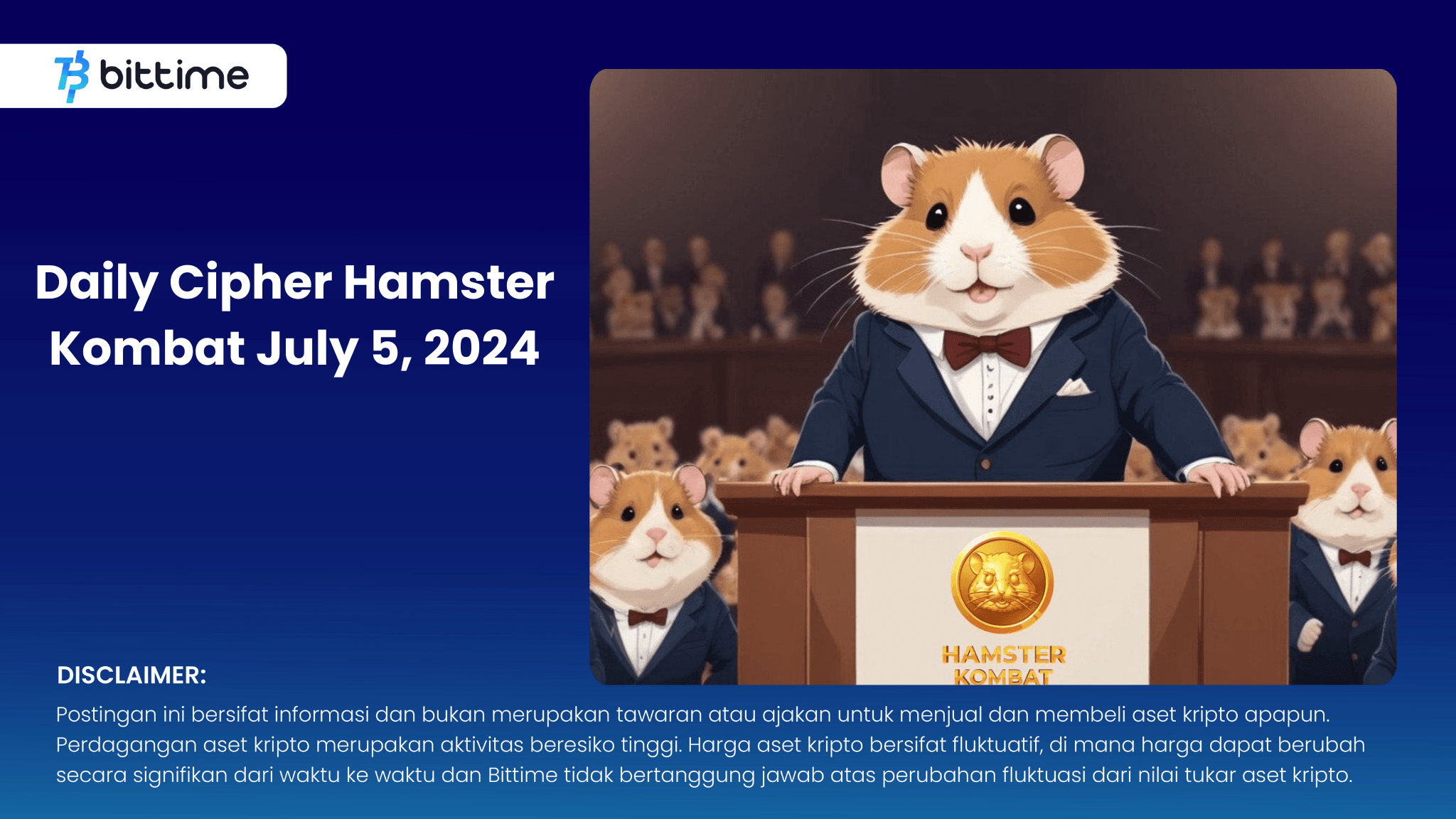 Daily Cipher Hamster Kombat 5 Juli 2024