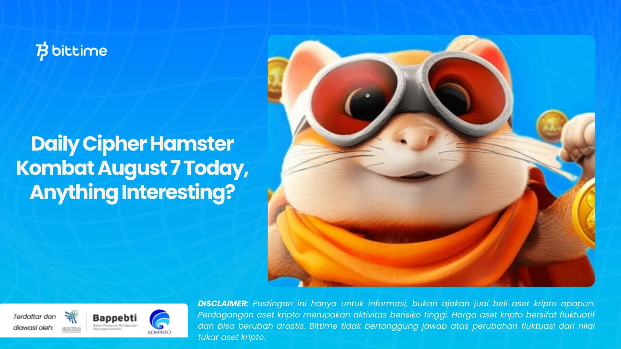 Daily Cipher Hamster Kombat 7 Agustus