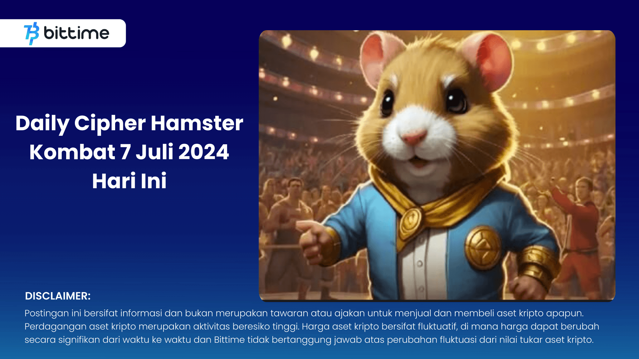 Daily Cipher Hamster Kombat 7 Juli 2024 Hari Ini