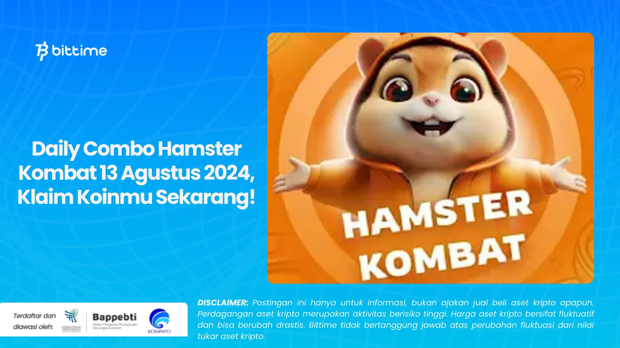 Daily Combo Hamster Kombat 13 Agustus 2024