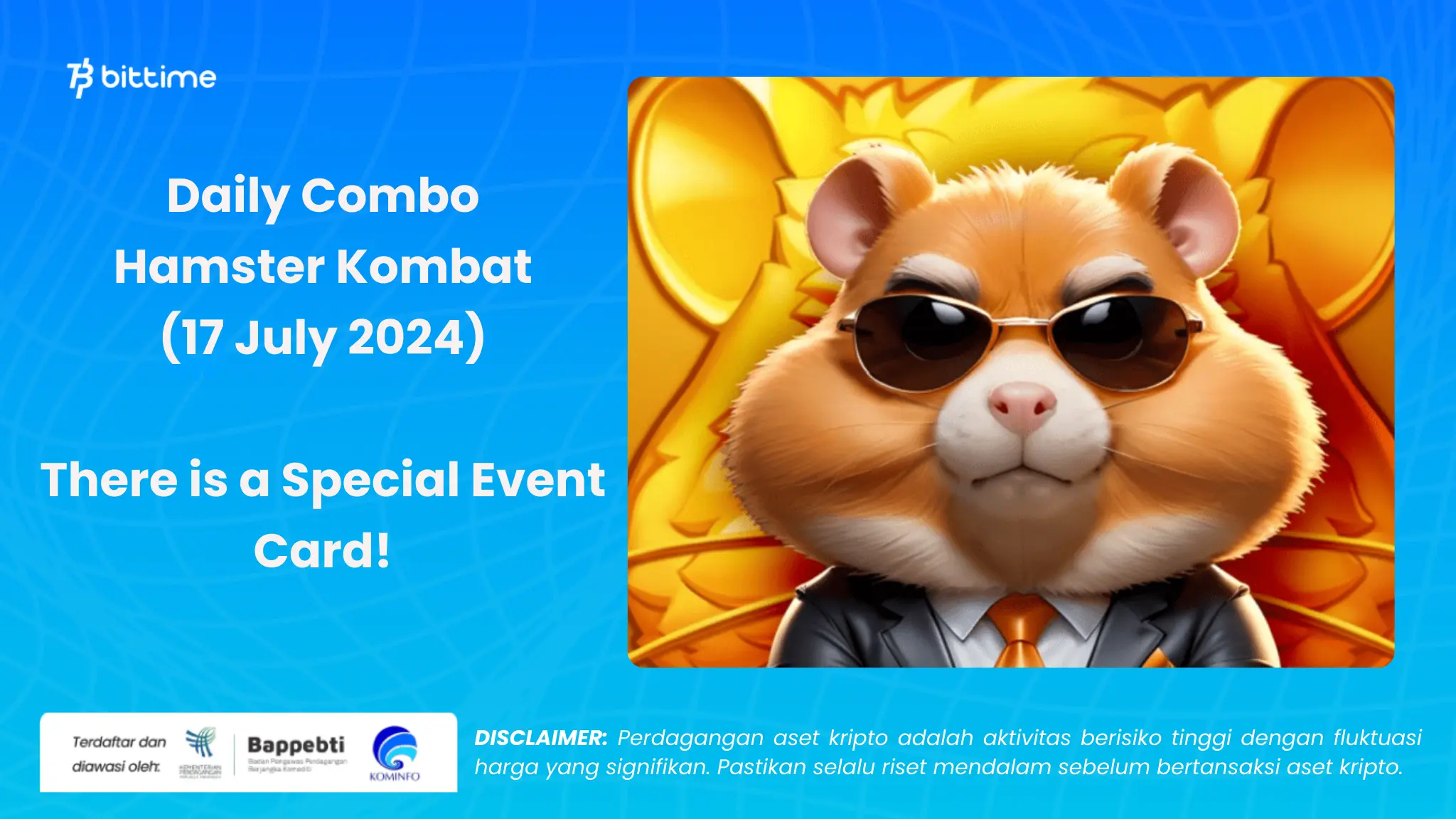 Daily Combo Hamster Kombat 17 Juli 2024 - Bittime