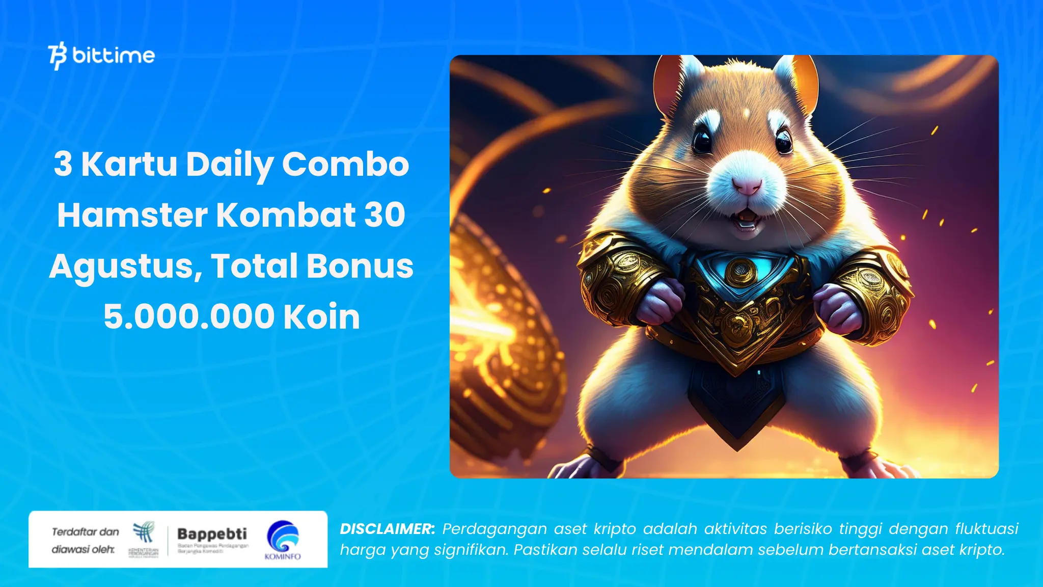 Daily Combo Hamster Kombat 30 Agustus - Bittime