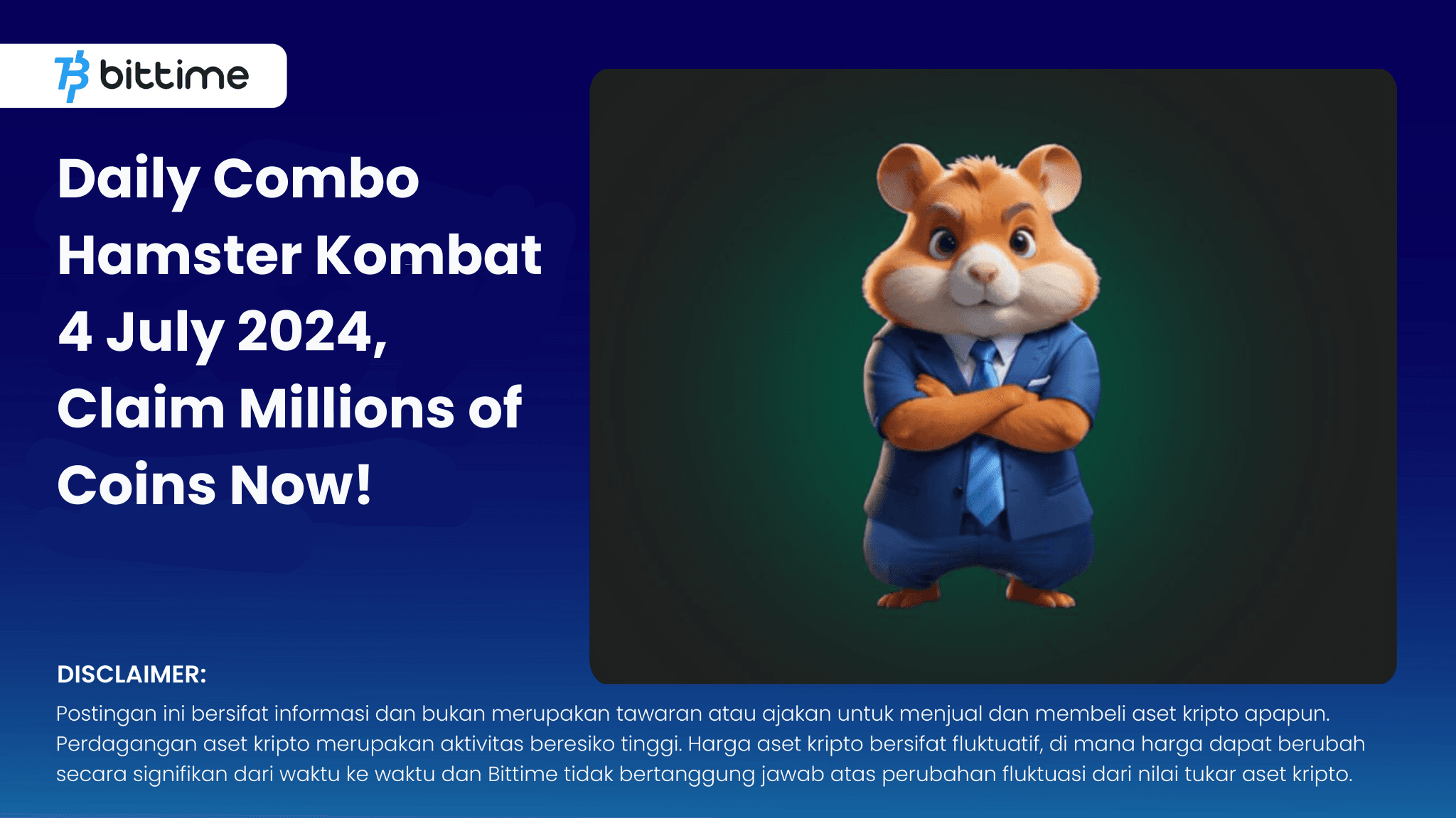 Daily Combo Hamster Kombat 4 Juli 2024 - Bittime