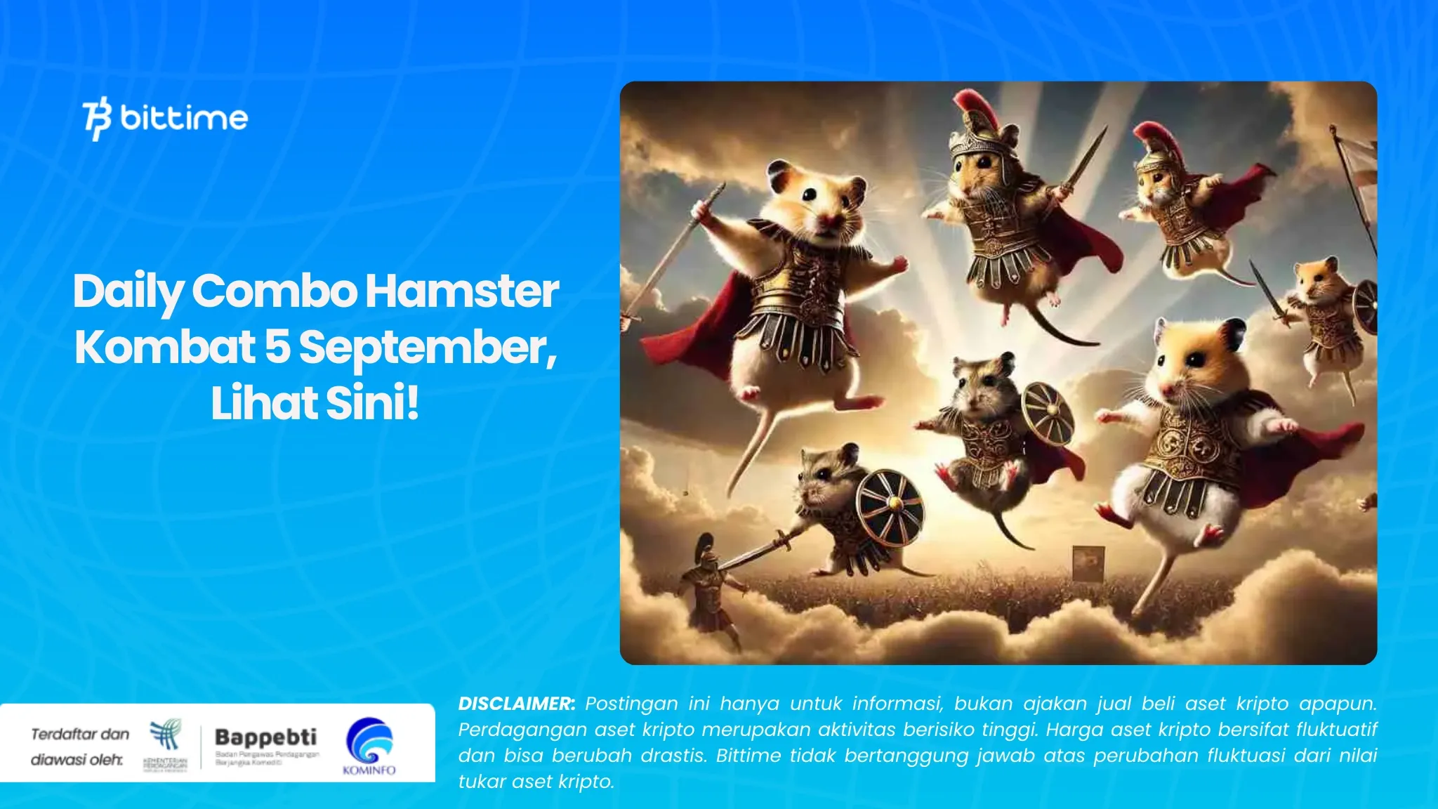 Daily Combo Hamster Kombat 5 September, Lihat Sini!