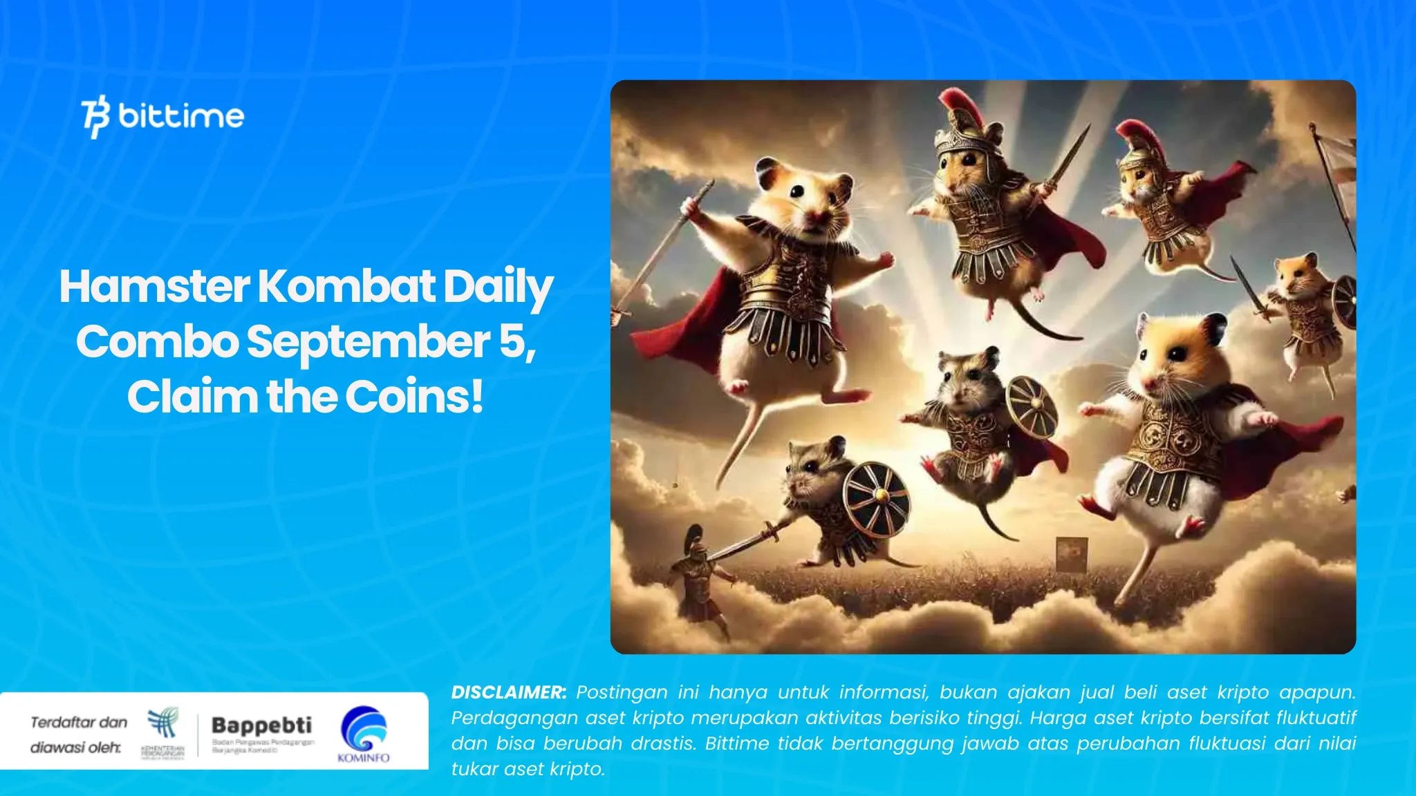 Daily Combo Hamster Kombat 5 September, Lihat Sini!