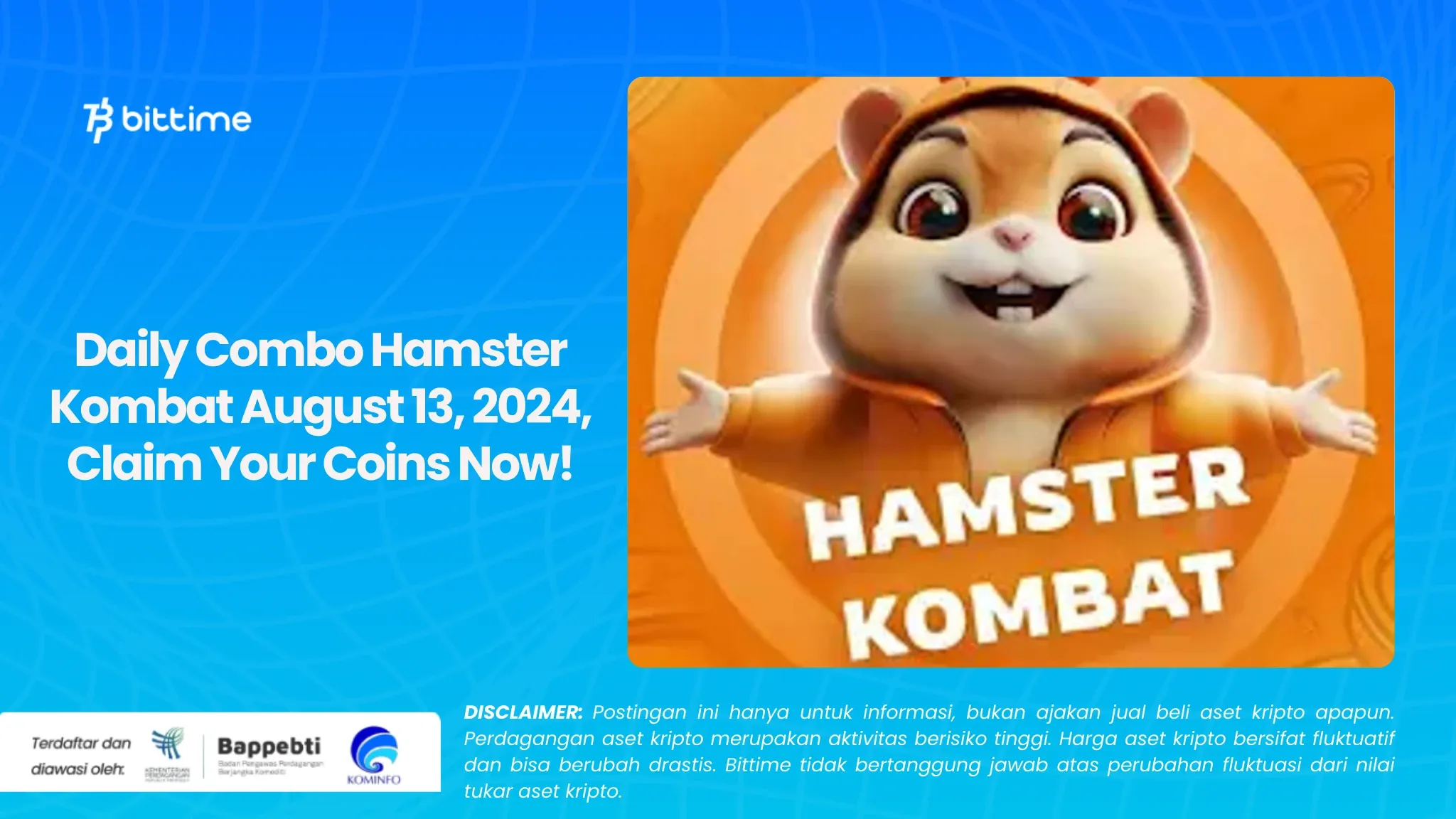 Daily Combo Hamster Kombat August 13, 2024, Claim Your Coins Now!.webp