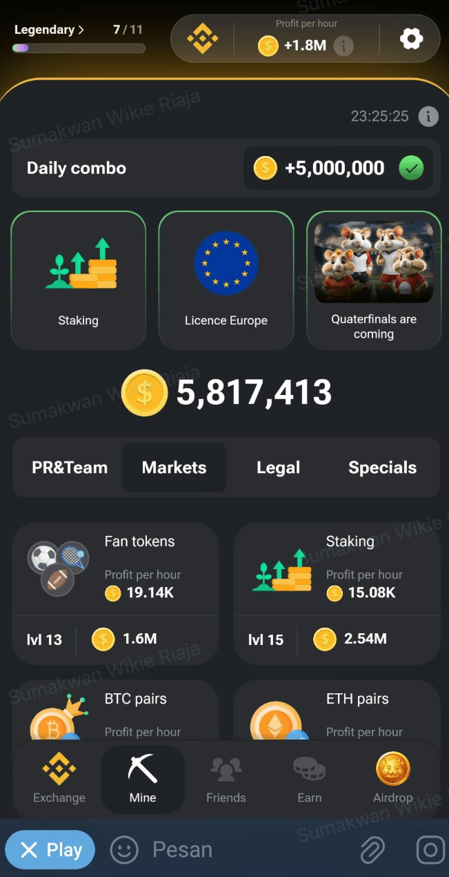 Daily Combo Hamster Kombat