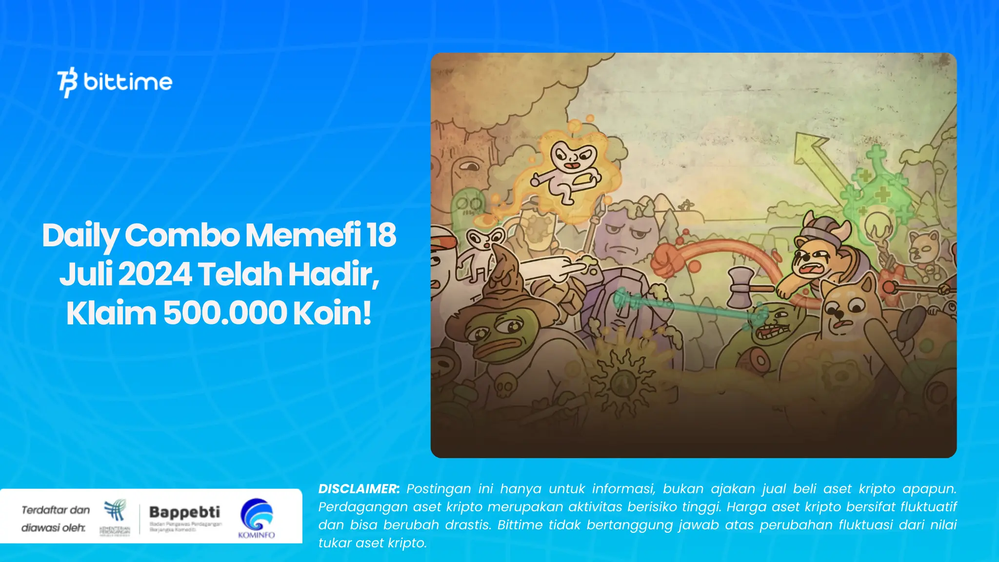 Daily combo memefi 18 juli 2024 telah hadir klaim 500 000 koin 