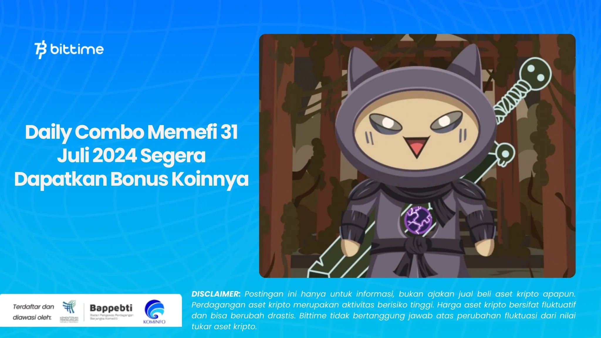 Daily Combo Memefi 31 Juli 2024