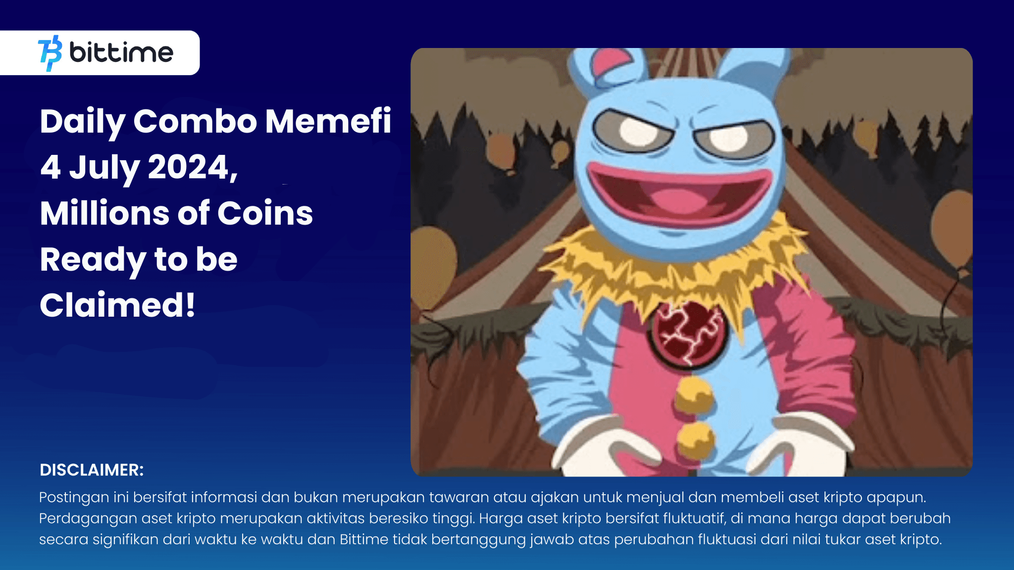 Daily Combo Memefi 4 Juli 2024 - Bittime