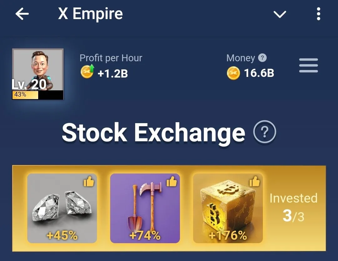 Daily Combo Musk Empire (X Empire) 12 Agustus 2024