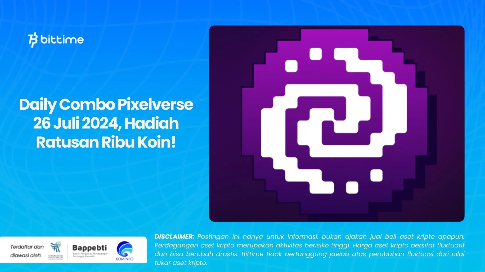 Daily Combo Pixelverse 26 Juli 2024, Hadiah Ratusan Ribu Koin!.webp