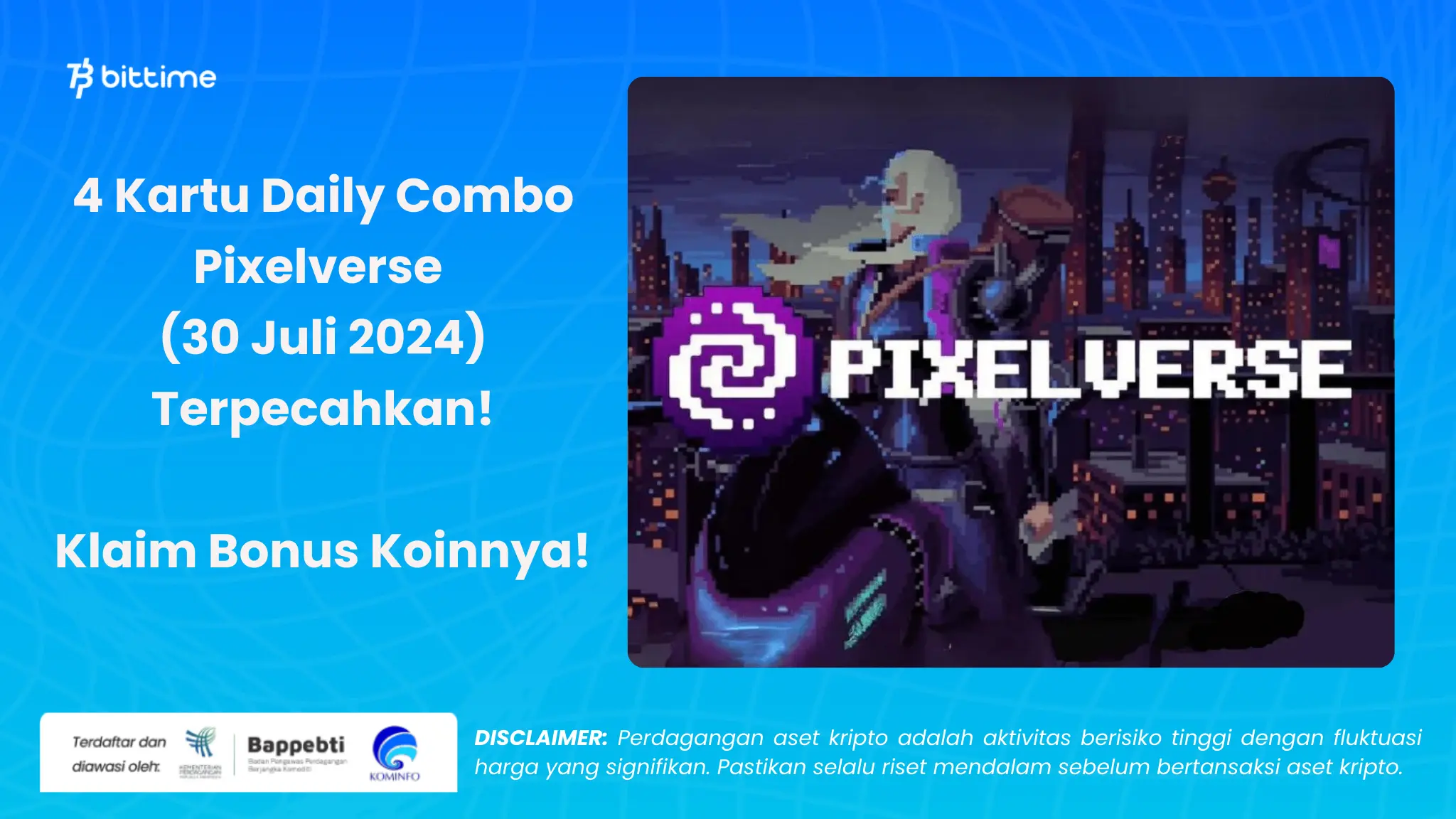 Daily Combo Pixelverse 30 Juli - Bittime.webp